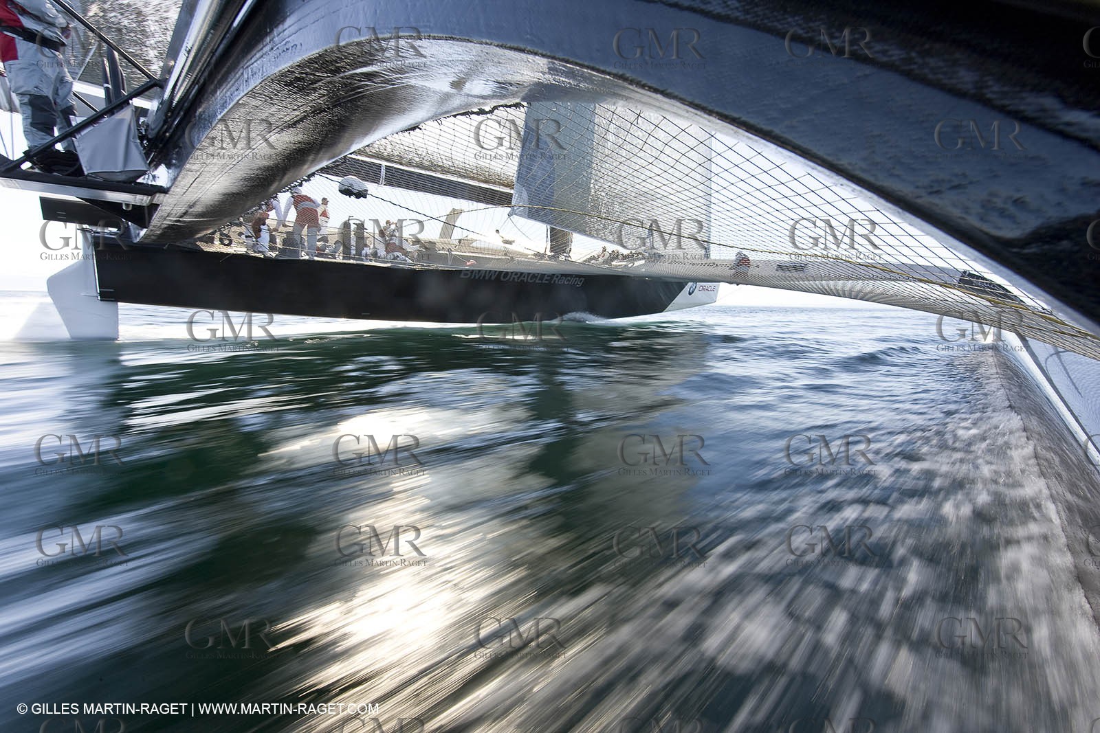 06 09 2008 - Anacortes (WA, USA) - America's Cup - BMW ORACLE Racing - 90 ft trimaran sea trials - Day 5
