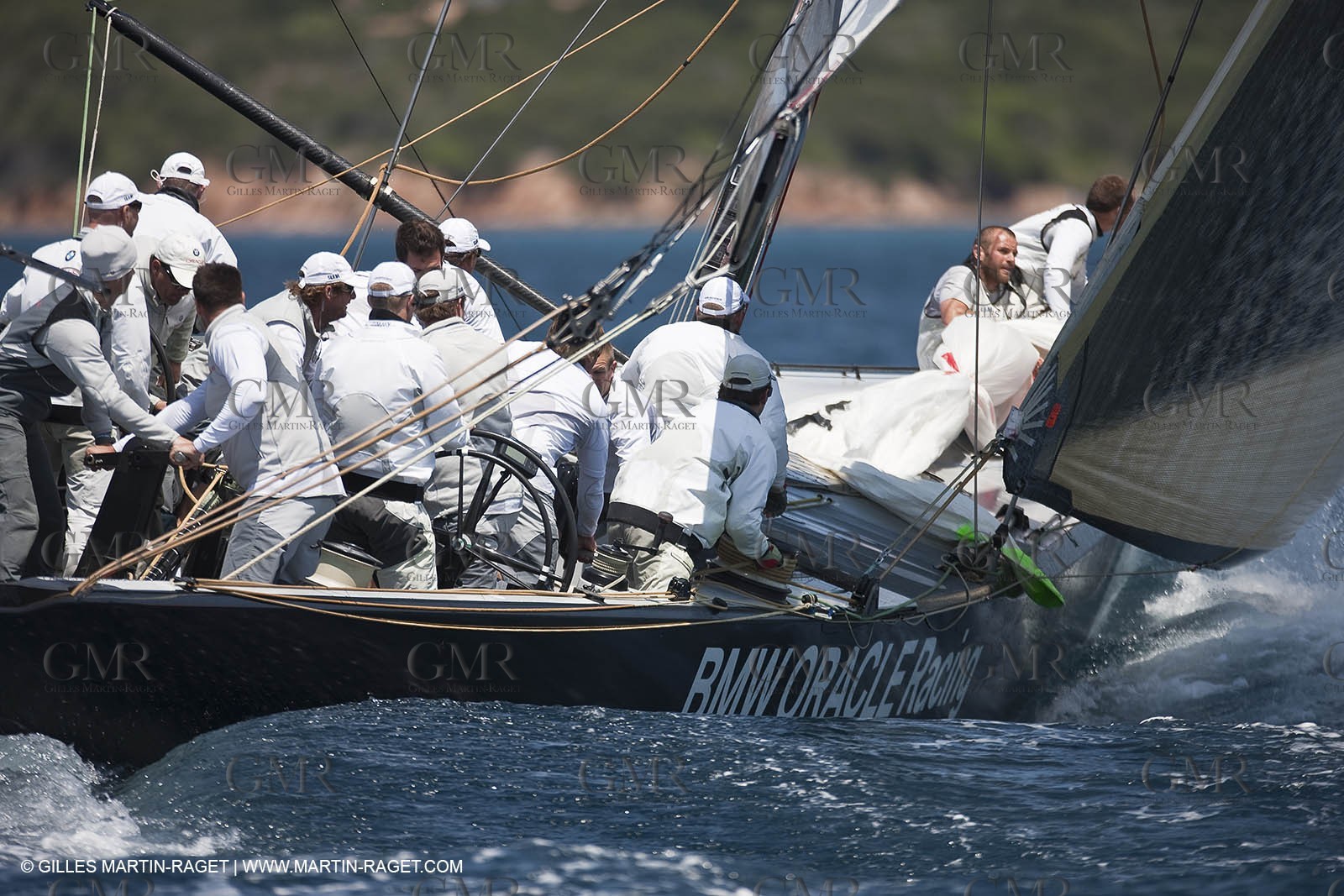 19 05 2010 - La Maddalena (ITA, Sardinia) Louis Vuitton Trophy - BMW ORACLE Racing - Training