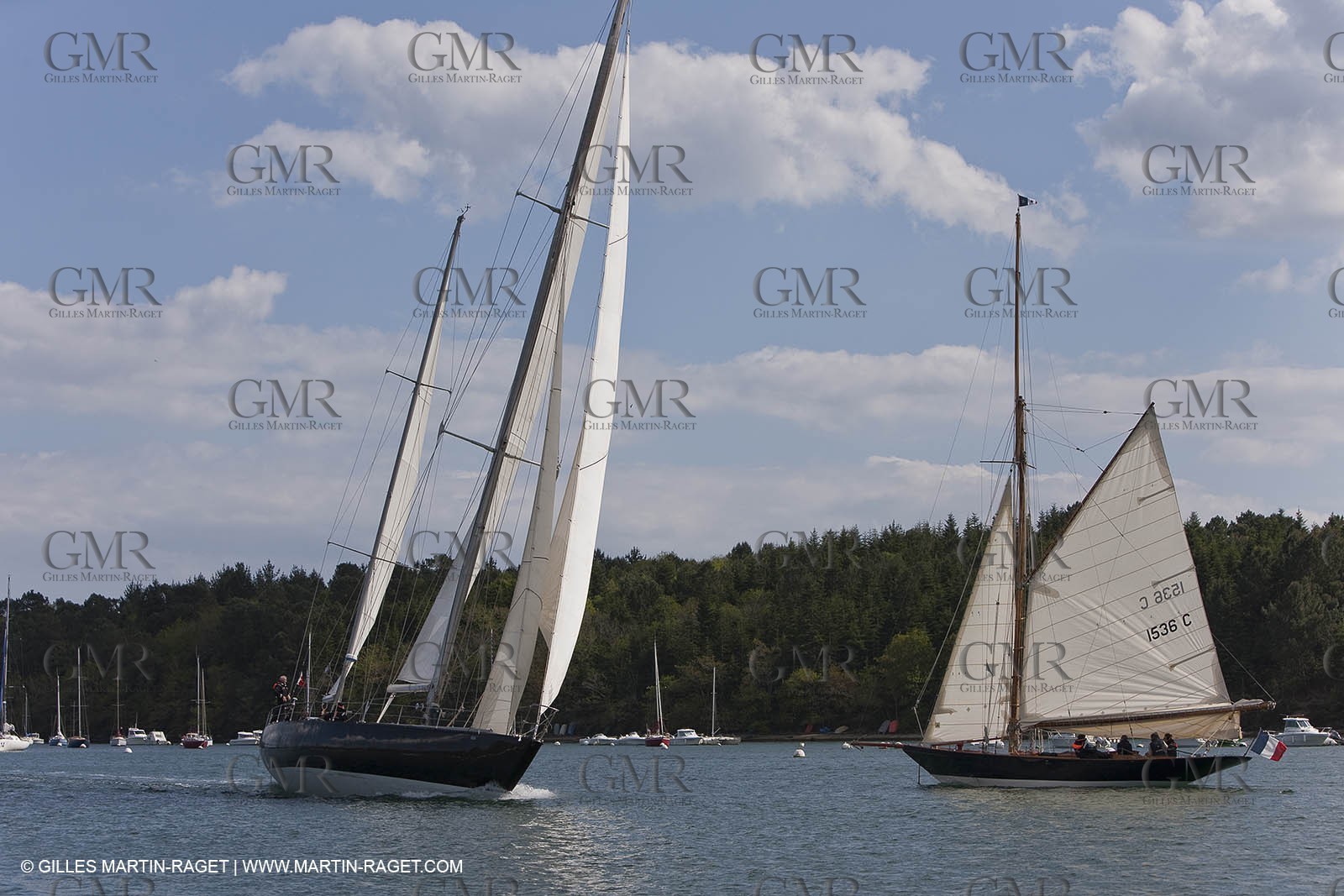 19 05 2010- Benodet - (FRA,56) - les Pen Duick in the Odet river