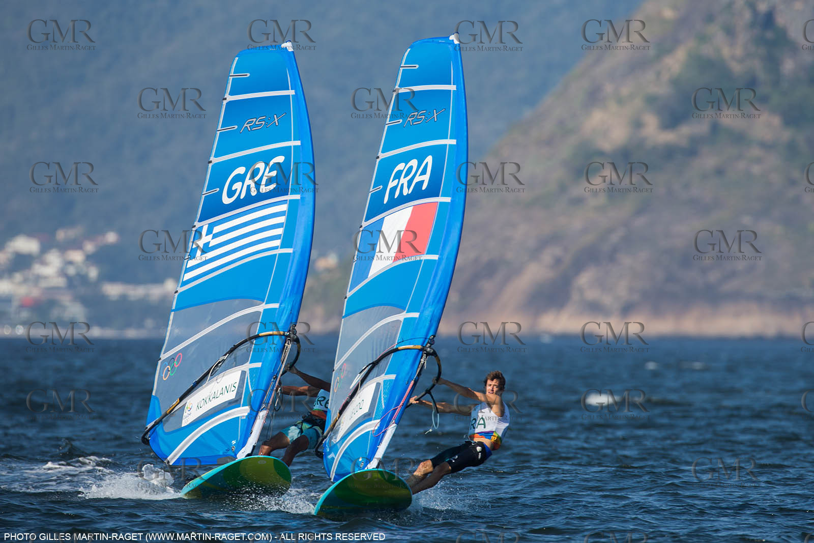 14 08 2016, Rio de Janeiro (BRA), 2016 Olympic Games, Sailing, RSX Men Medal race, Pierre Le Coq (FRA), bronze medalist