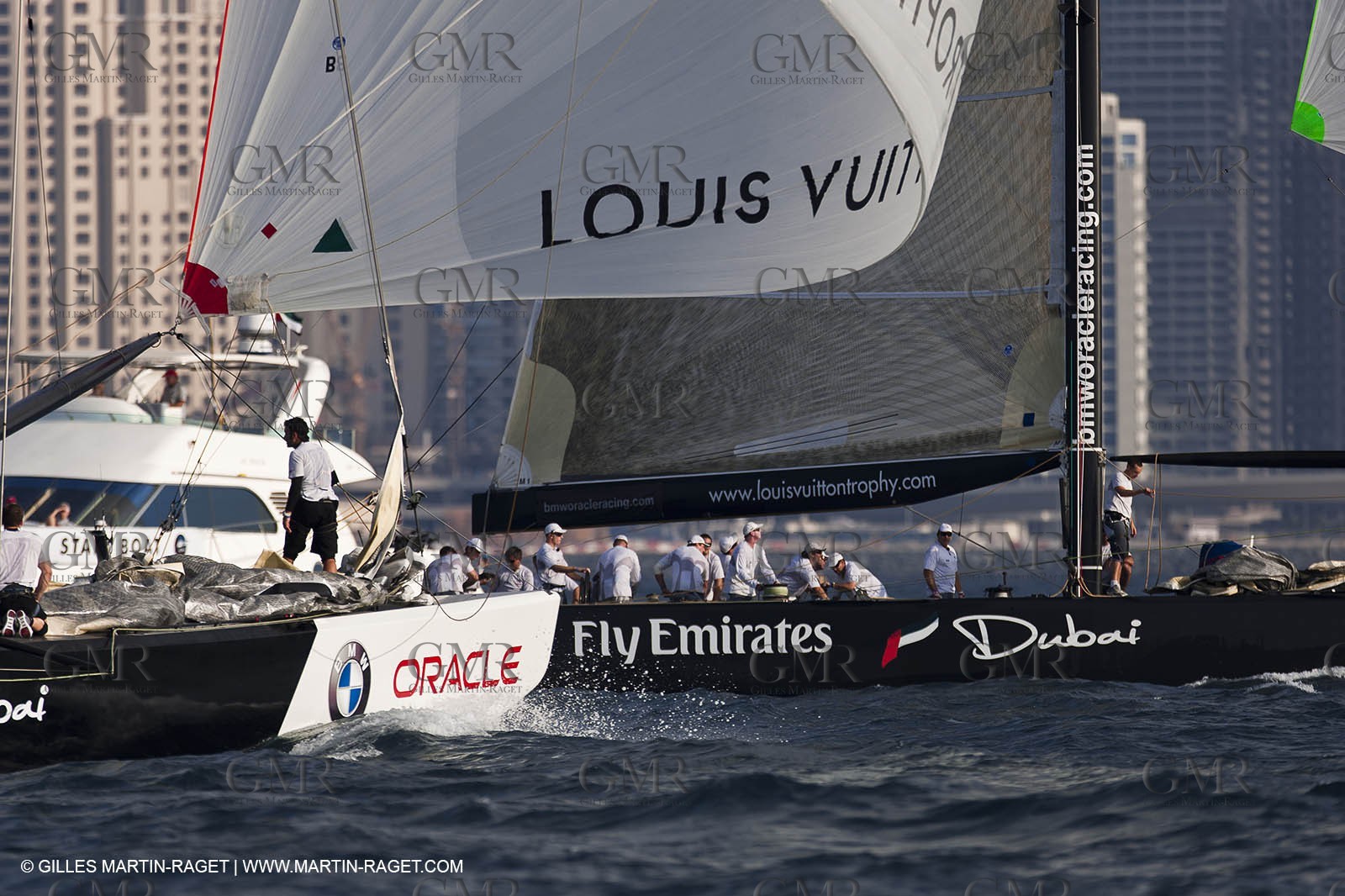 14 11 2010 - Dubai (UAE) - Dubai Louis Vuitton Trophy -  BMW ORACLE Racing - Training - Race Day 1
