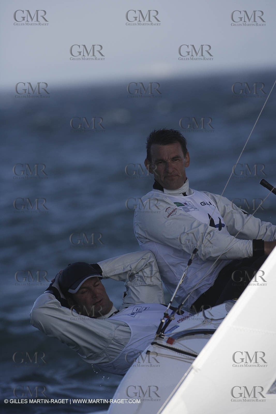 09-05-07 - ISAF SAILING WORLD CHAMPIONSHIPS - CASCAIS 2007 - DAY 6 - Star - FRANCE - Xavier Rohart   Pascal Rambeau