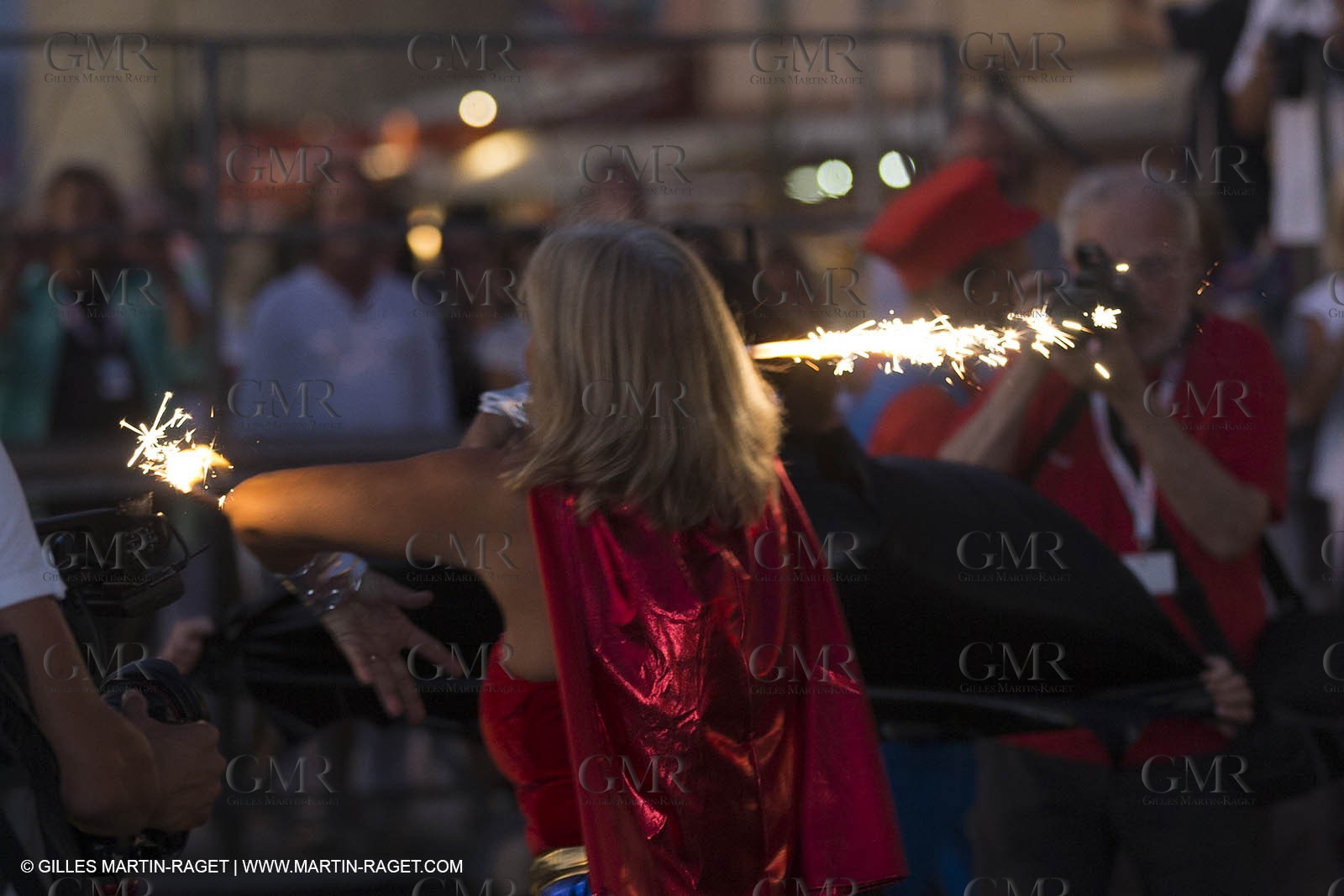 02 10 2014, Saint-Tropez (FRA,83), Voiles de Saint-Tropez 2014, Day 4, défilé des équipages   crew parade
