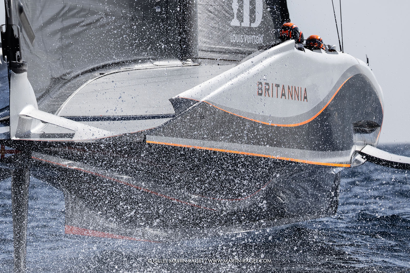 16 10 2024, Barcelona (ESP), Louis Vuitton 37th America's Cup, Final Match, Race Day 4, Warm up Race 5