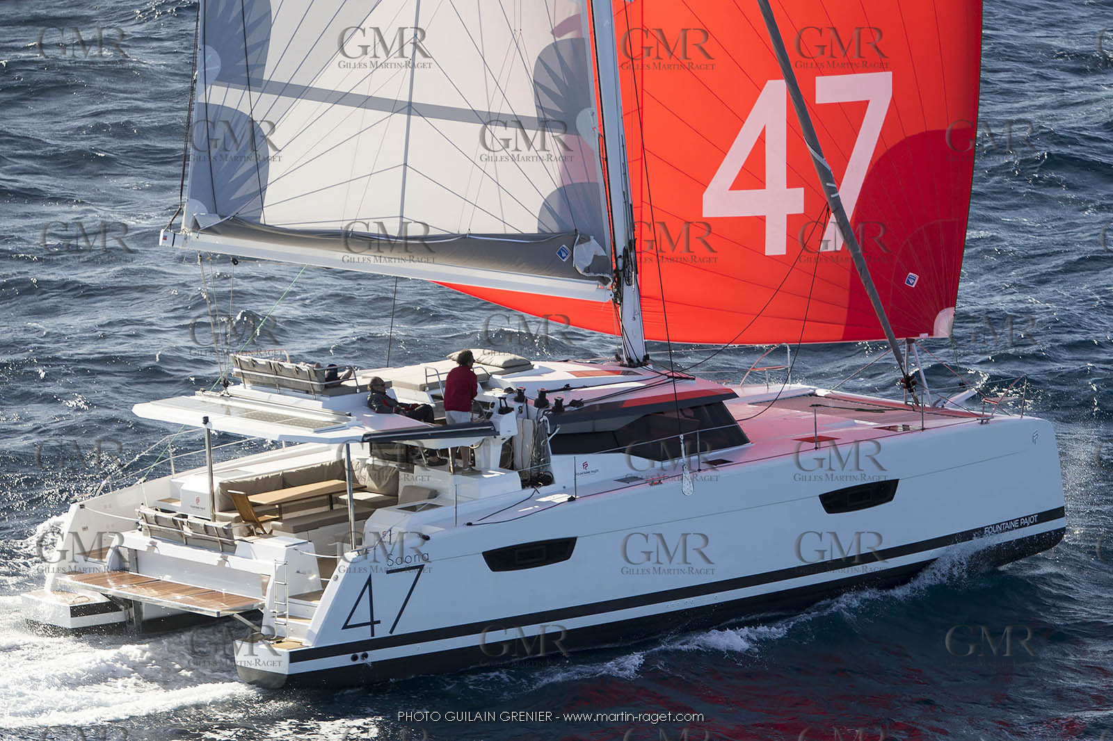 Saona 47 - Fountaine Pajot - shooting helico - 7 6 2017 - Photo Guilain Grenier