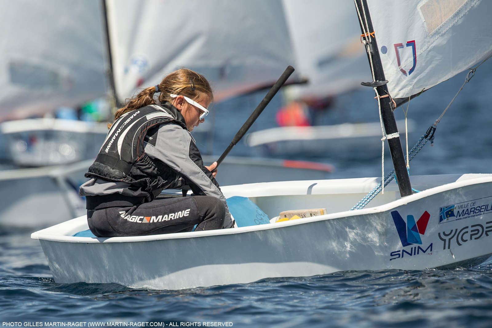 14 04 2016, Marseille (FRA,13), SNIM Dériveurs, Coupe Internationale de Printemps Optimist, Day 4