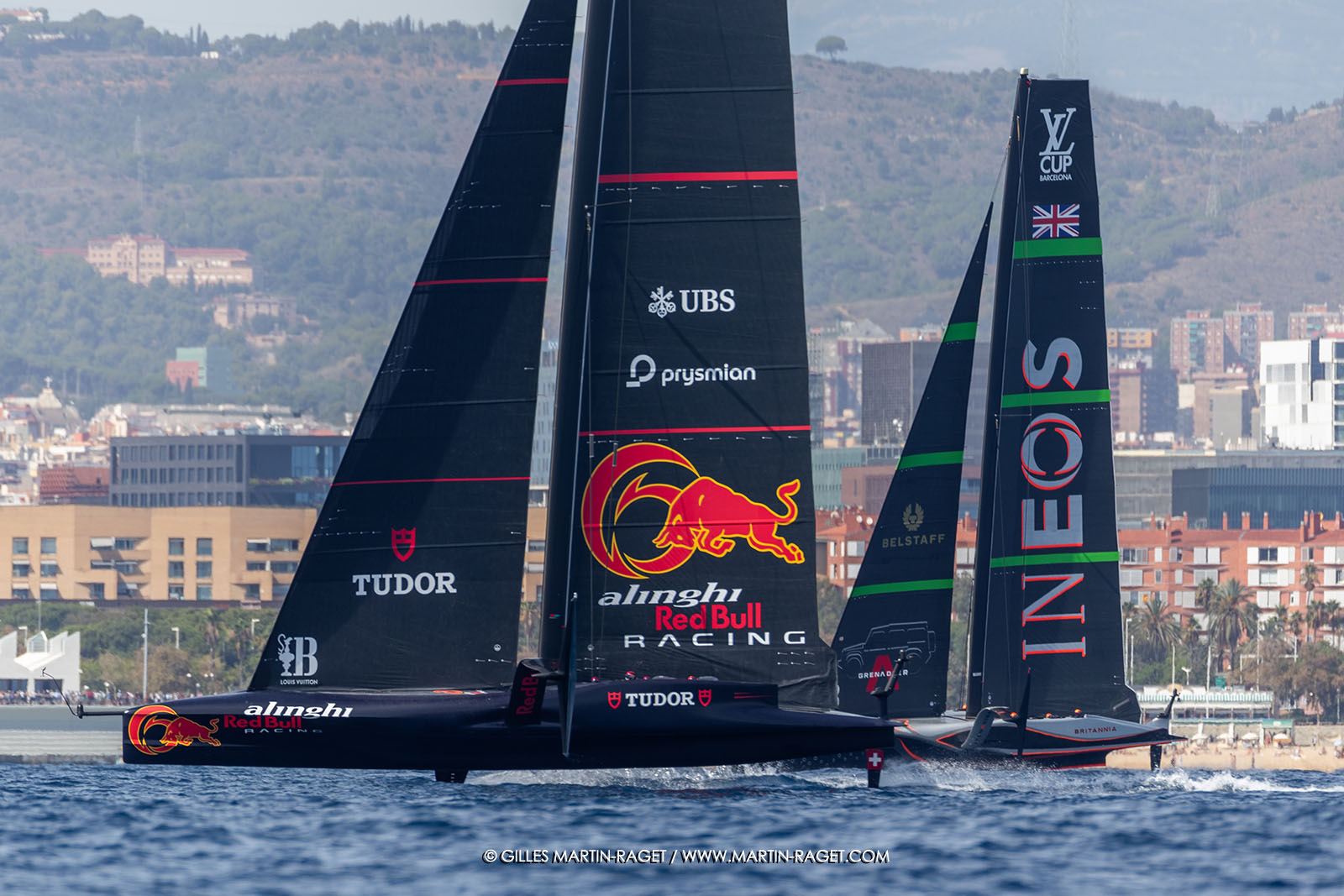 16 09 2024, Barcelona (ESP), 37th America's Cup, Louis Vuitton Cup Semi-final, Race Day 3