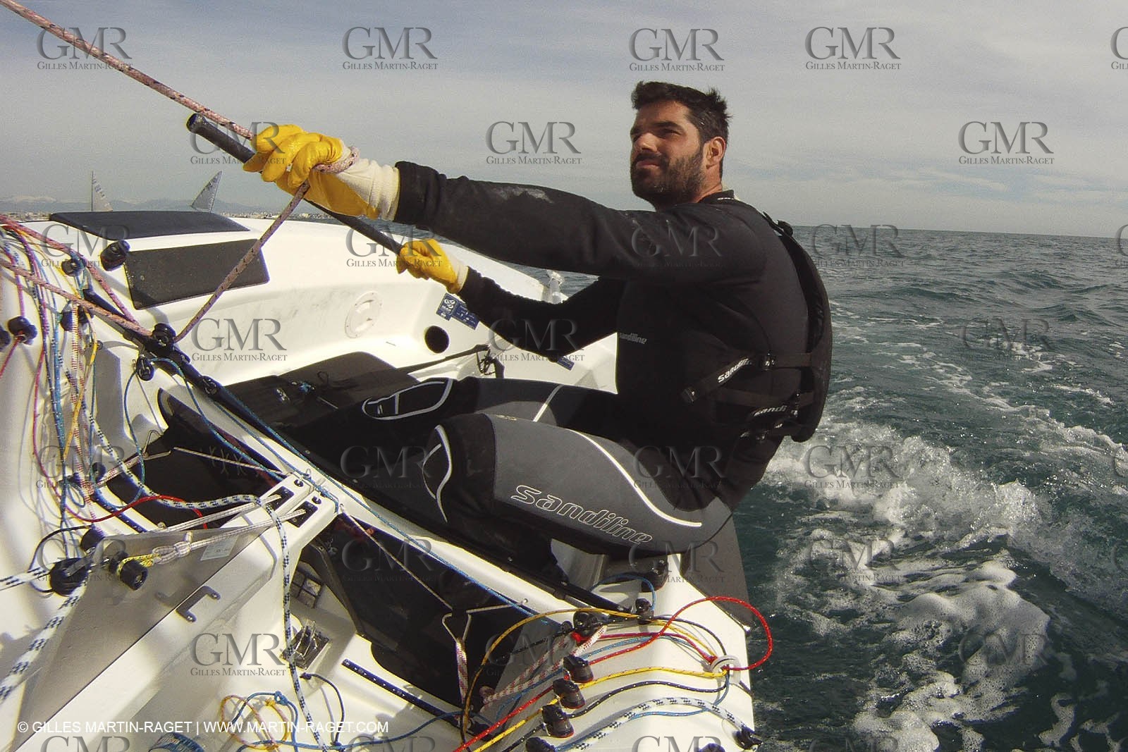 14 02 2014,  Cannes (FRA,06), FINN Cannes International Sailing week - Thomas Lebreton (FRA)