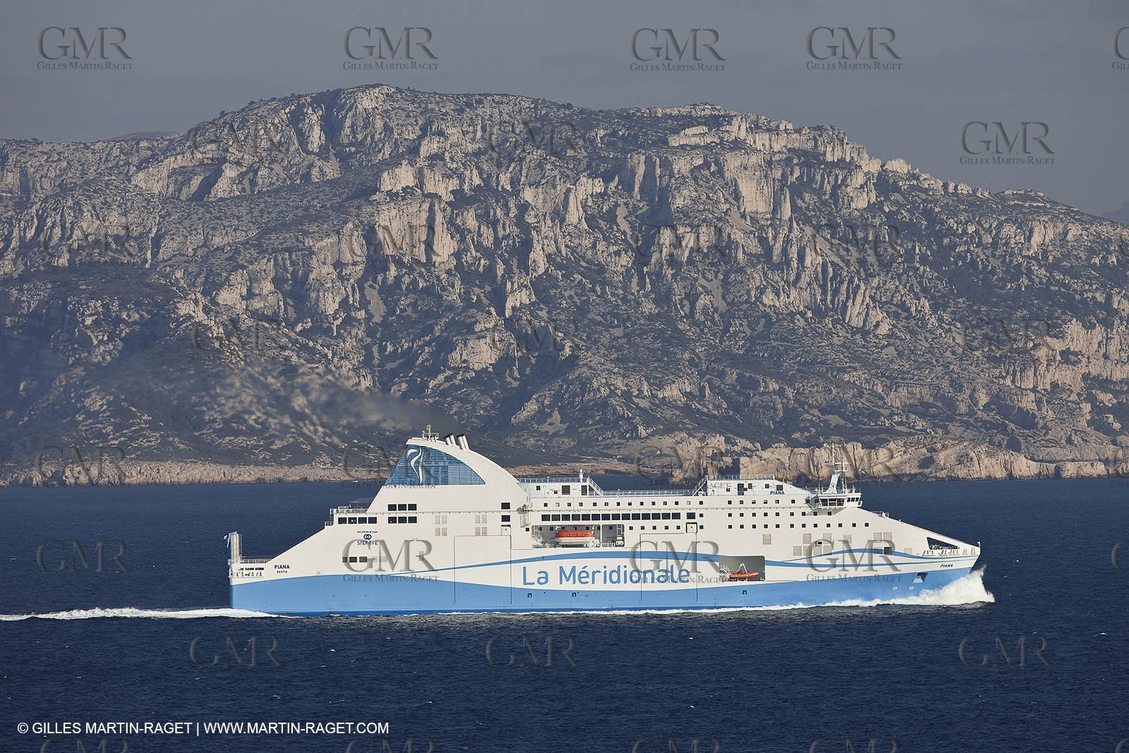 14 01 2012 - Marseille (FRA,13) - La Meridionale shipping company - the Piana off Marseille and the Calanques