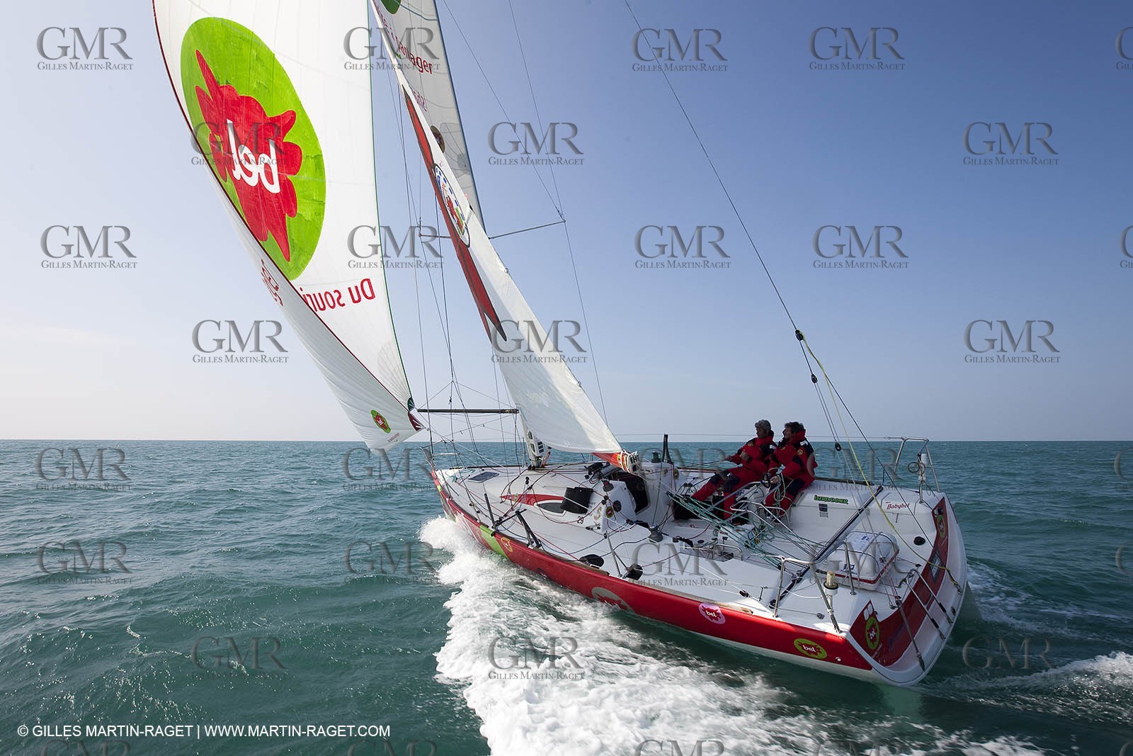 13 03 2010 -  La Grande Motte   Port Camargue (FRA) - Groupe Bel - Kito de Pavant   Sebastien Audigane training for Transat AG2R