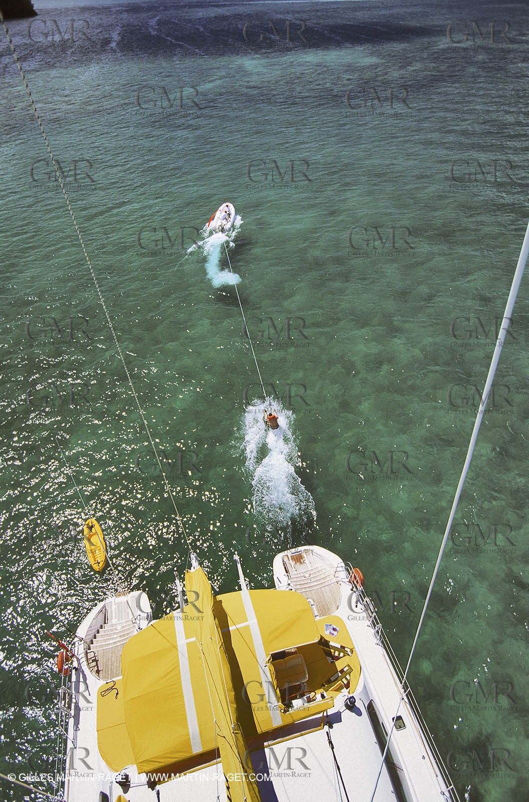 Waterskiing - Wakeboard - Privilege 585 - Matira - Martinique - Caribbean