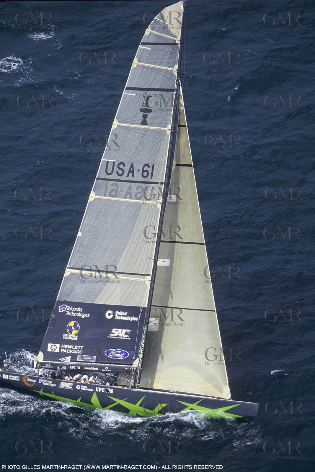 Sailing, Yacht Racing, America's Cup XXX, Auckland (NZL), 2000, America True