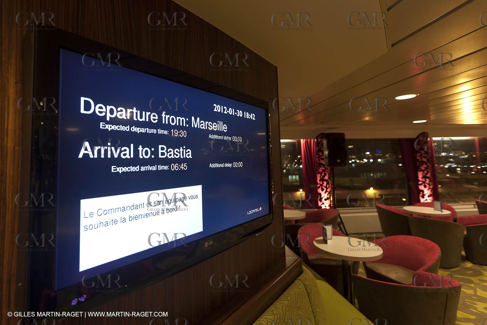 30-01-12   Marseille (FRA,13) Bastia (FRA,Corse) Croisière inaugurale et baptême du Ferry PIANA de La Meridionale