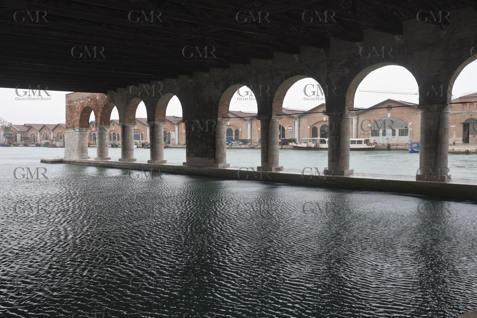20 02 2012 - Venezia (ITA) - 34th America'sCup - Venezia 2012 America's Cup World Series - The Arsenale where the AC45 moorings, public village, media center and Club 45 will be located