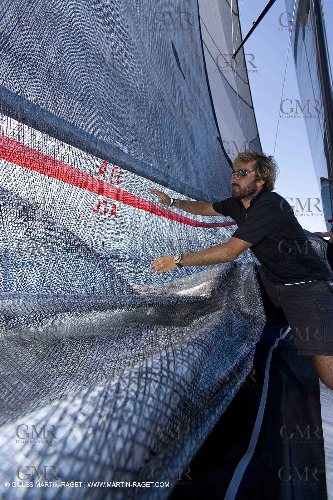 03 09 06 - Porto Cervo (Sardinia) - Maxi World Cup 2006 - Onboard Wally 90 Tango