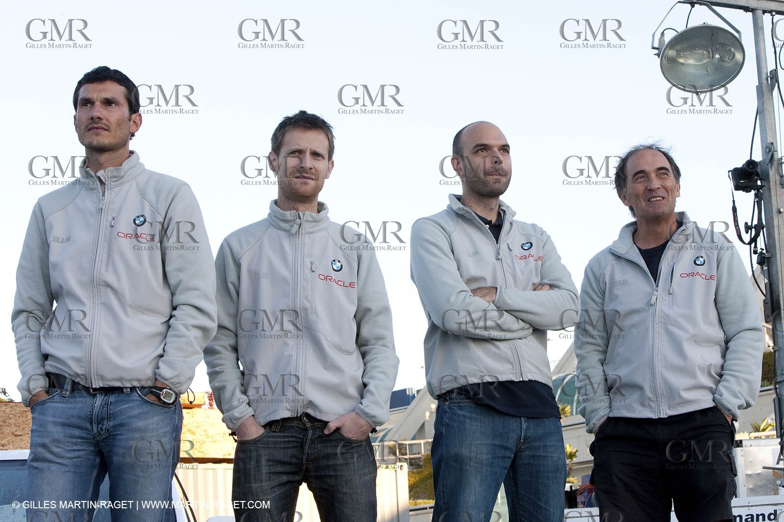 10 11 2009 - San Diego (USA, CA) - 33rd America's Cup - BMW ORACLE Racing - Wing Testing - Day 1