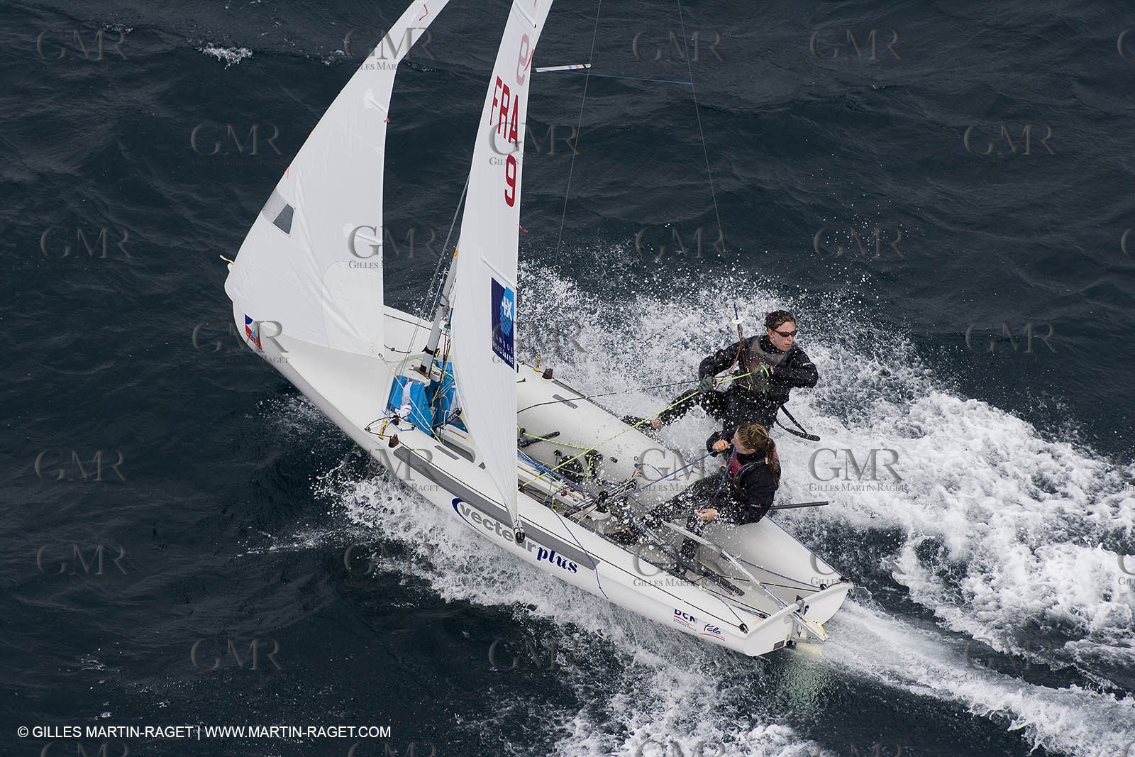 26 04 2007 - 2007 Semaine Olympique Française - Hyères (South of France) - Day 5 - Team France - 470 Femme - Lecointre-Lemaître