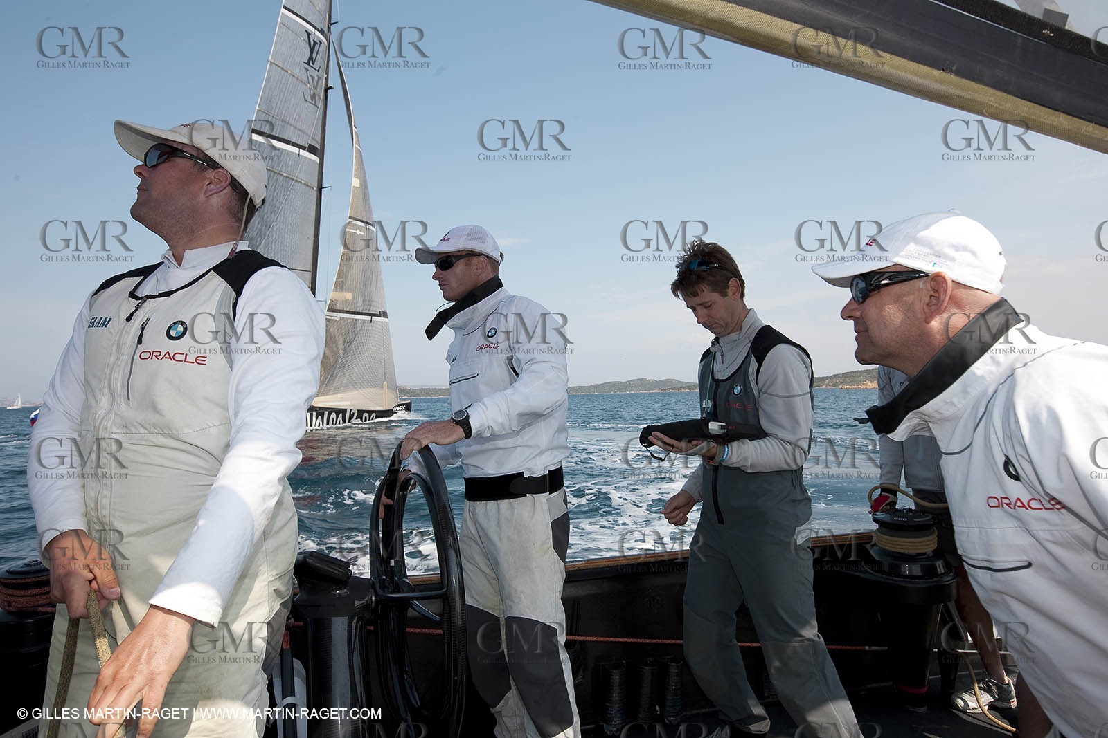 19 05 2010 - La Maddalena (ITA, Sardinia) Louis Vuitton Trophy - BMW ORACLE Racing - Training