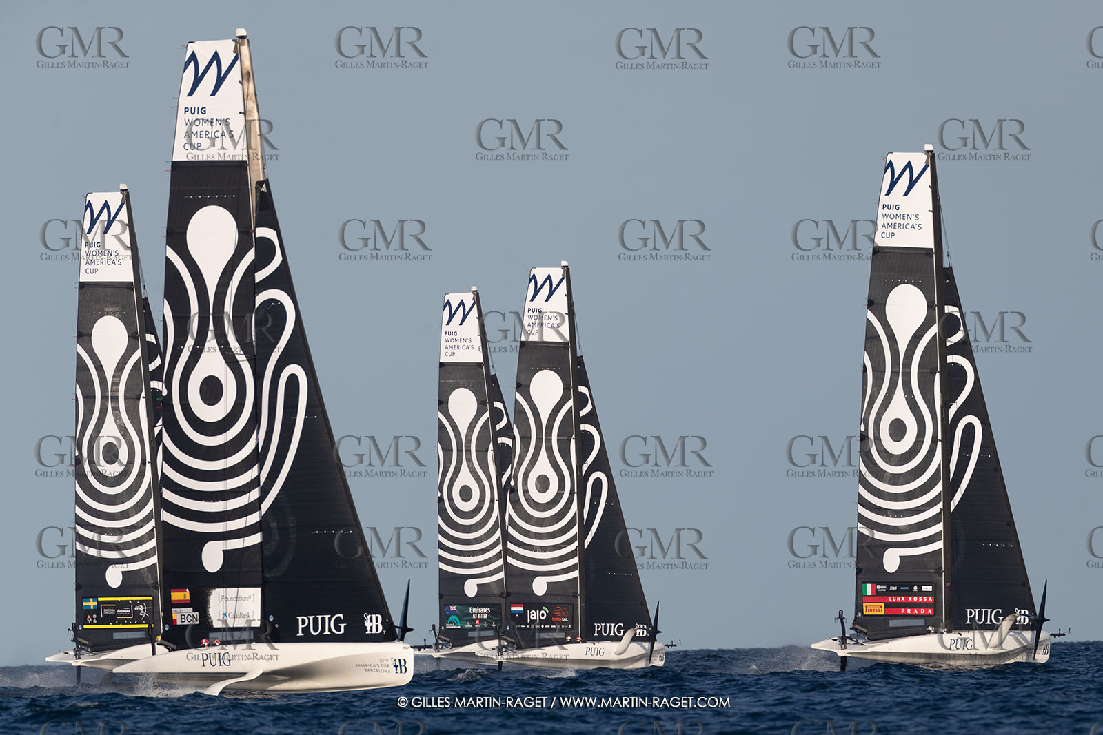 11 10 2024, Barcelona (ESP), Louis Vuitton 37th America's Cup, Puig Women America's Cup, semi finals