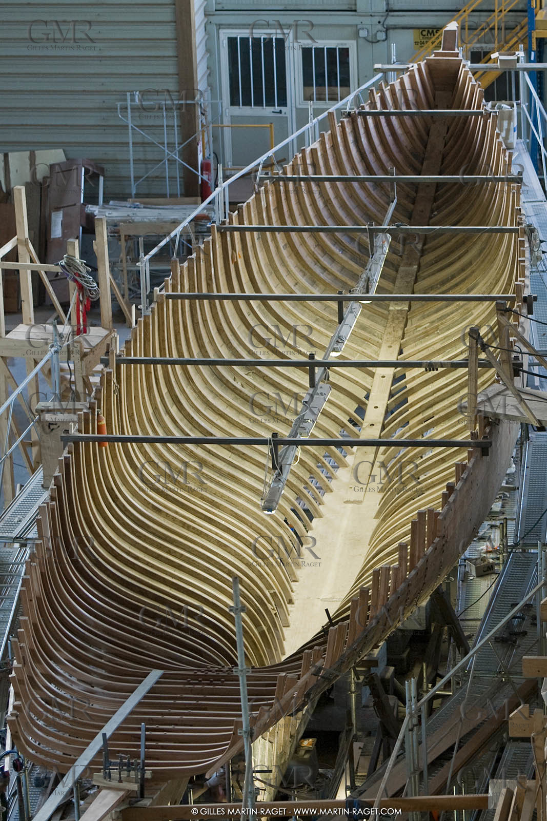 27 11 2007 - La Ciotat (FRA, 13) - Mariska refit at Charpentiers Réunis boatyard