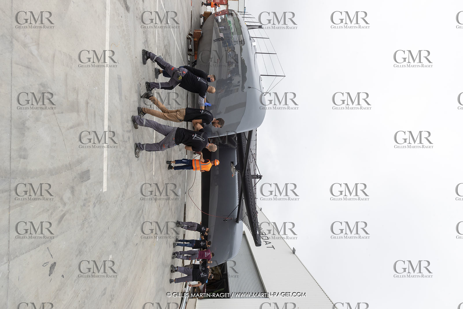 21 07 2020, La Grande Motte (FRA), Gunboat, Gunboat 68 SeaTilt out of the shed