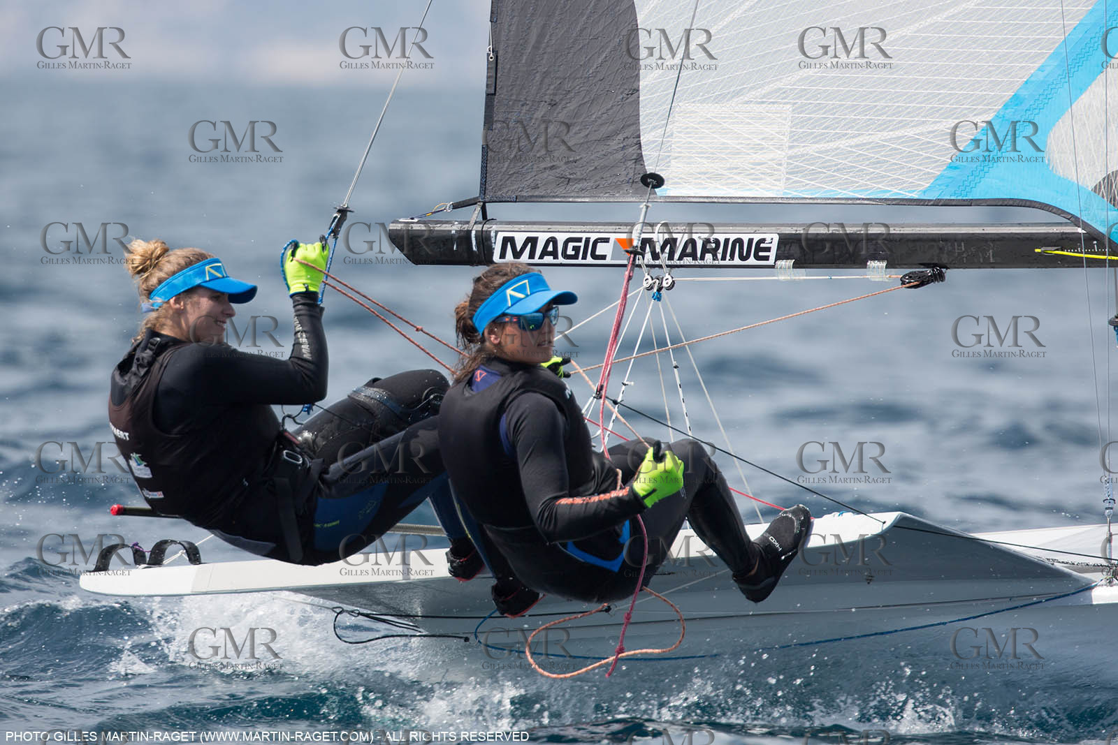 Marseille, (FRA,13), 2016 Rio Olympic Games, Sailing, 49er FX, Steyaert Sarah   Compan Aude (FRA)