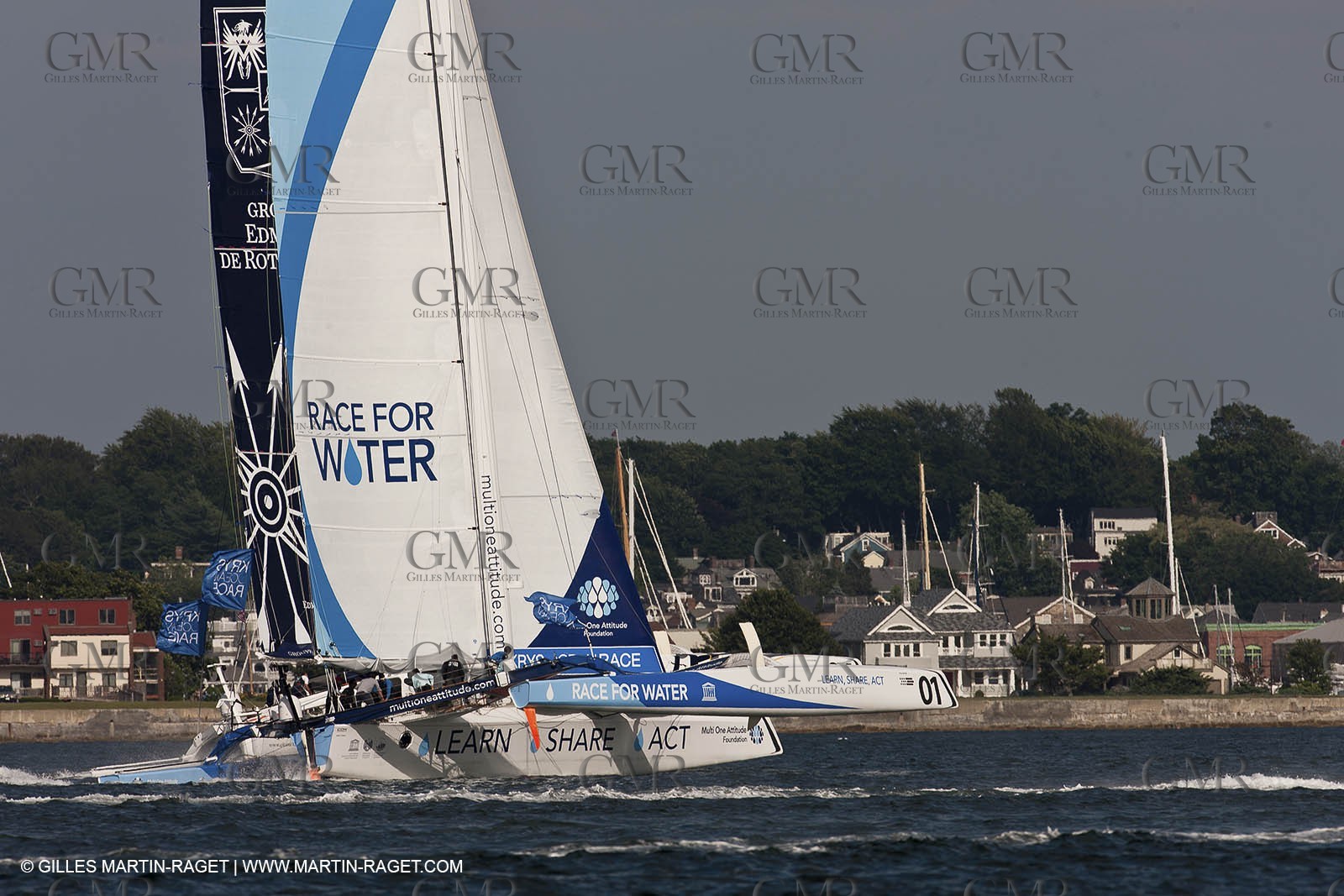 02 07 2012 - Newport (RI) -start of the Krys Ocean Race pre-event sailed between Newport and New York