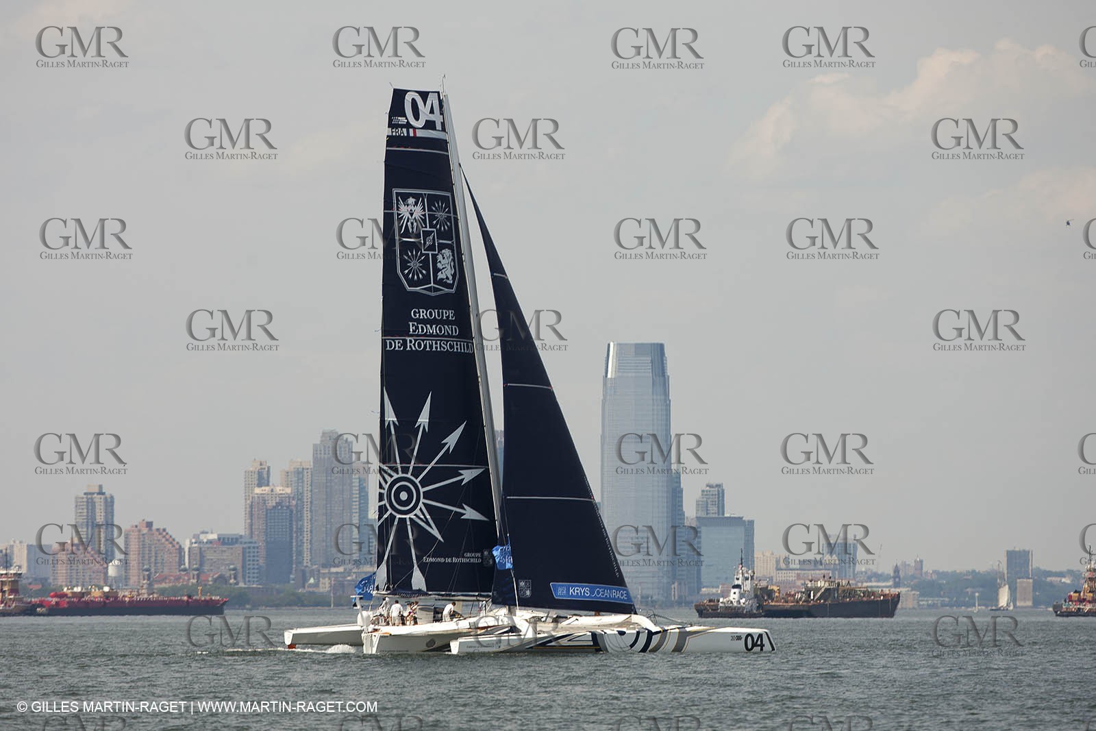 03 07 2012 - New York (USA, NY) - Krys Ocean Race prologuie - arrival in New York