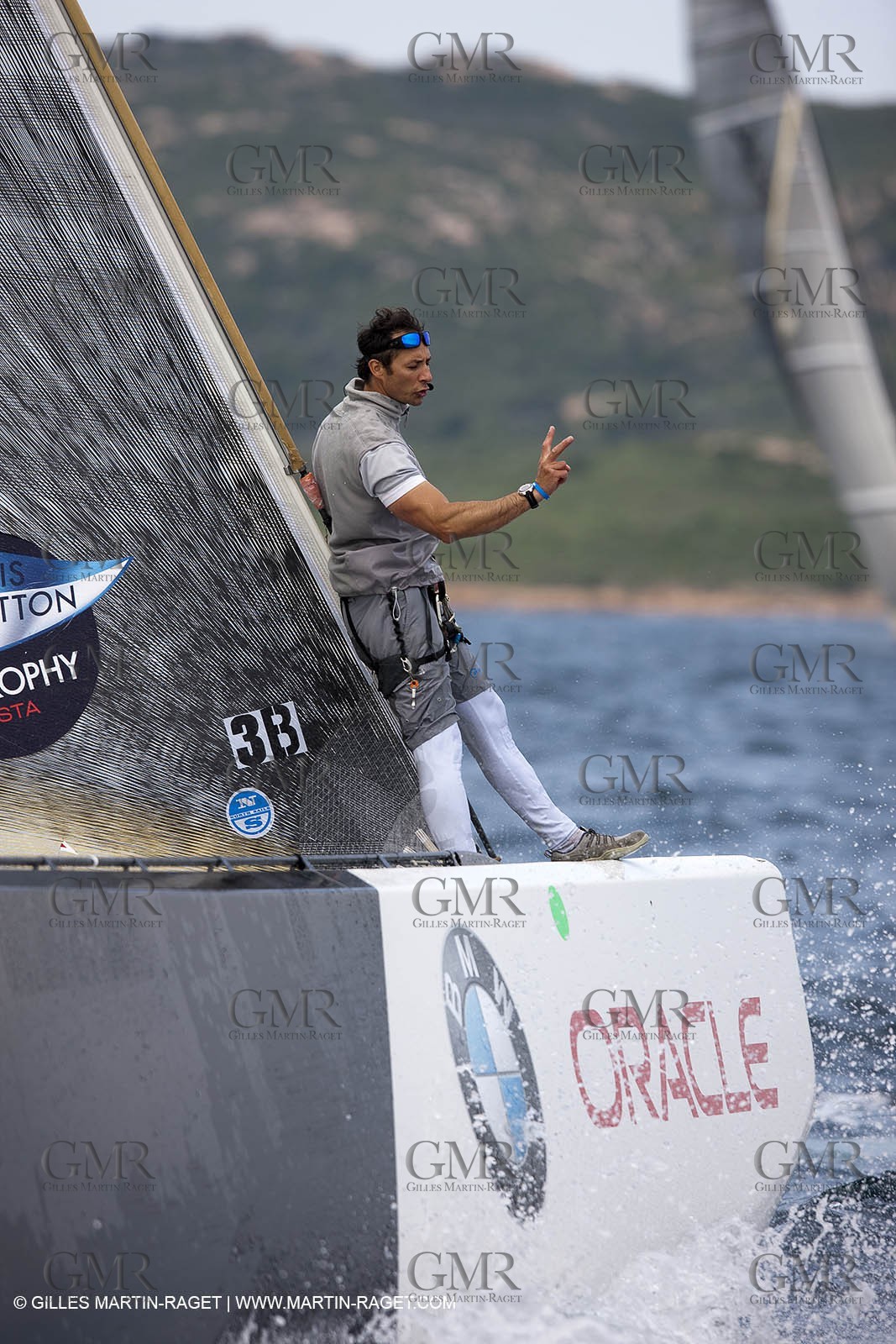 19 05 2010 - La Maddalena (ITA, Sardinia) Louis Vuitton Trophy - BMW ORACLE Racing - Training