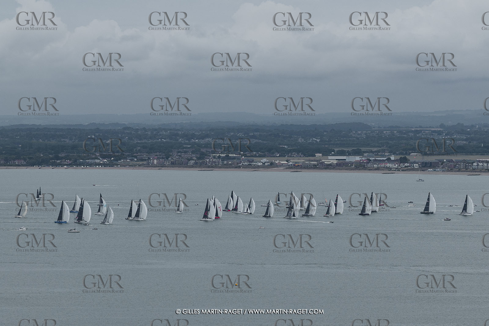 19 07 2025, Cowes (UK, IOW), Admiral's Cup 2025, Channel Race Start