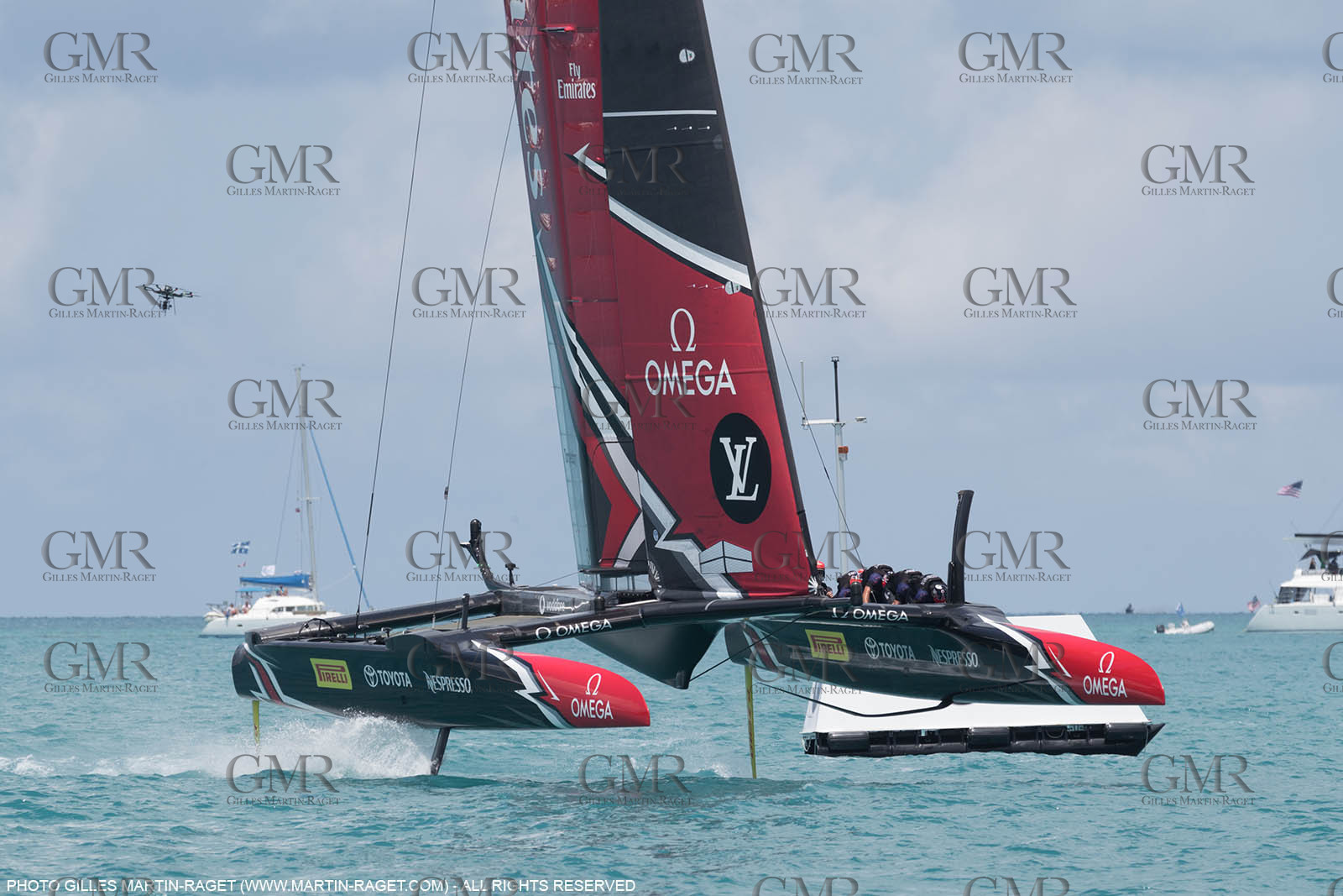 17 06 2017 - Bermuda (BDA) - 35th America's Cup 2017 - 35th America's Cup Match Presented by Louis Vuitton, Race day 1