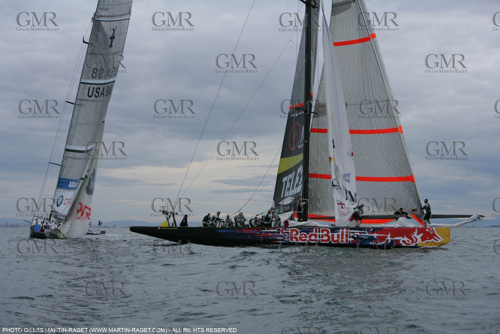 2 05 2007-Valencia (Spain)- 32nd America's Cup - Louis Vuitton Cup - RR2 - Day 4 - BMW ORACLE Racing