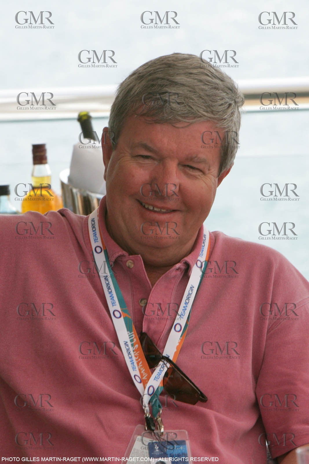 17 05 2007-Valencia (Spain)- 32nd America's Cup - Louis Vuitton Cup - Semi-final - Day 3 - San Francisco event presentation to Syndicate representative onboard Rising Sun