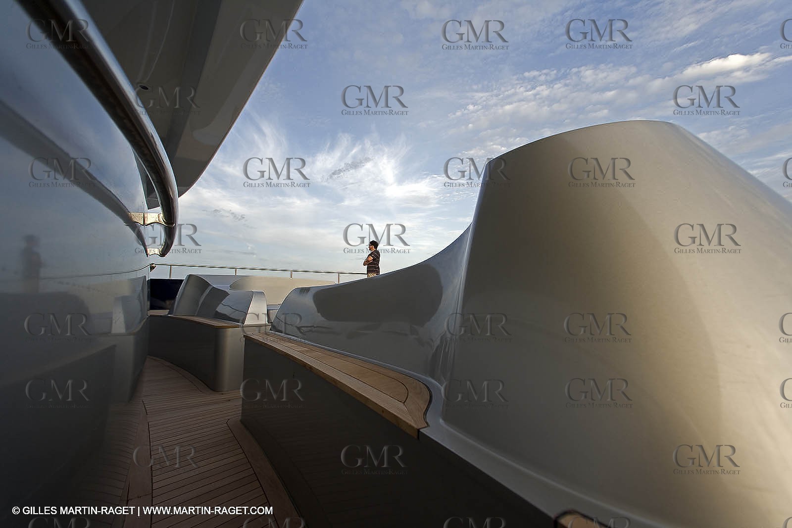 11 06 2007 - Valencia (Spain) - Super Yacht Catamaran Bradley, Gilles Vaton design built by H2X in la Ciotat (France)