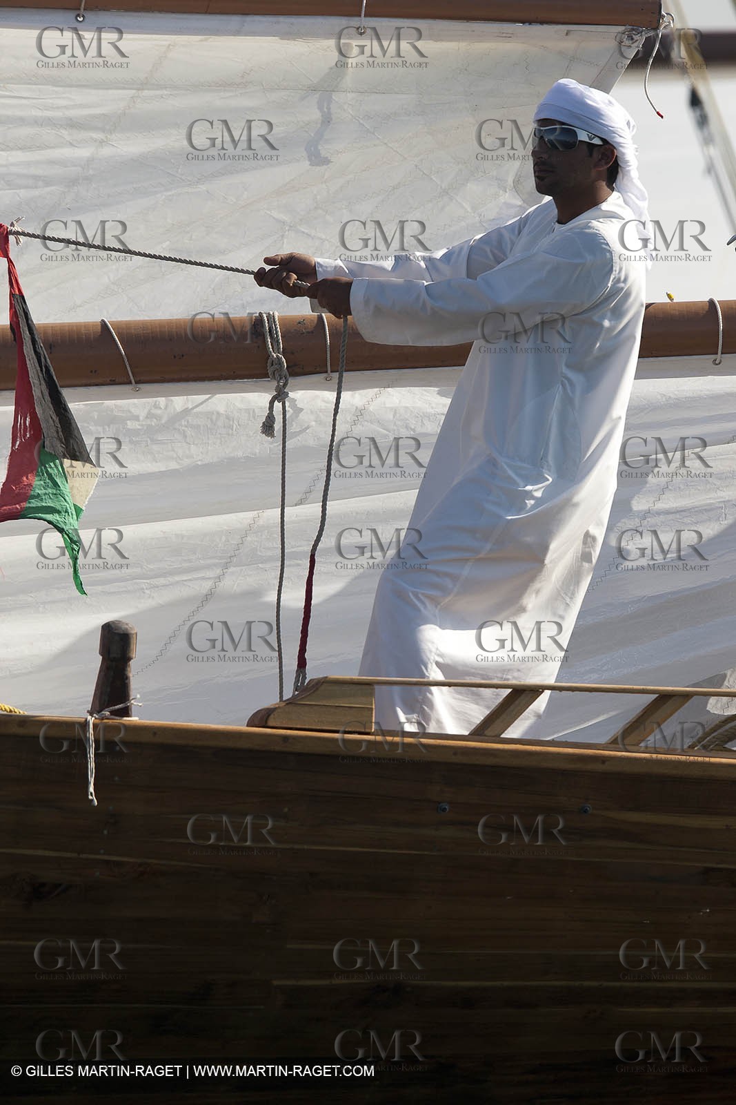 20 11 2010 - Dubai (UAE) - Dubai Louis Vuitton Trophy - Traditionnal dhow races for competing teams