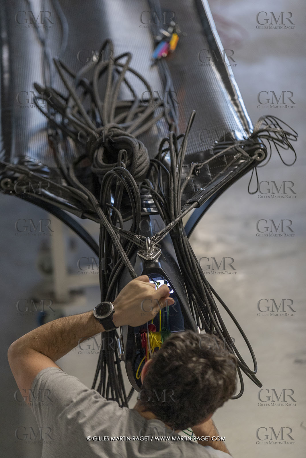 15 02 2022, La Grande Motte (FRA), Gunboat 80  1 hulls delivery