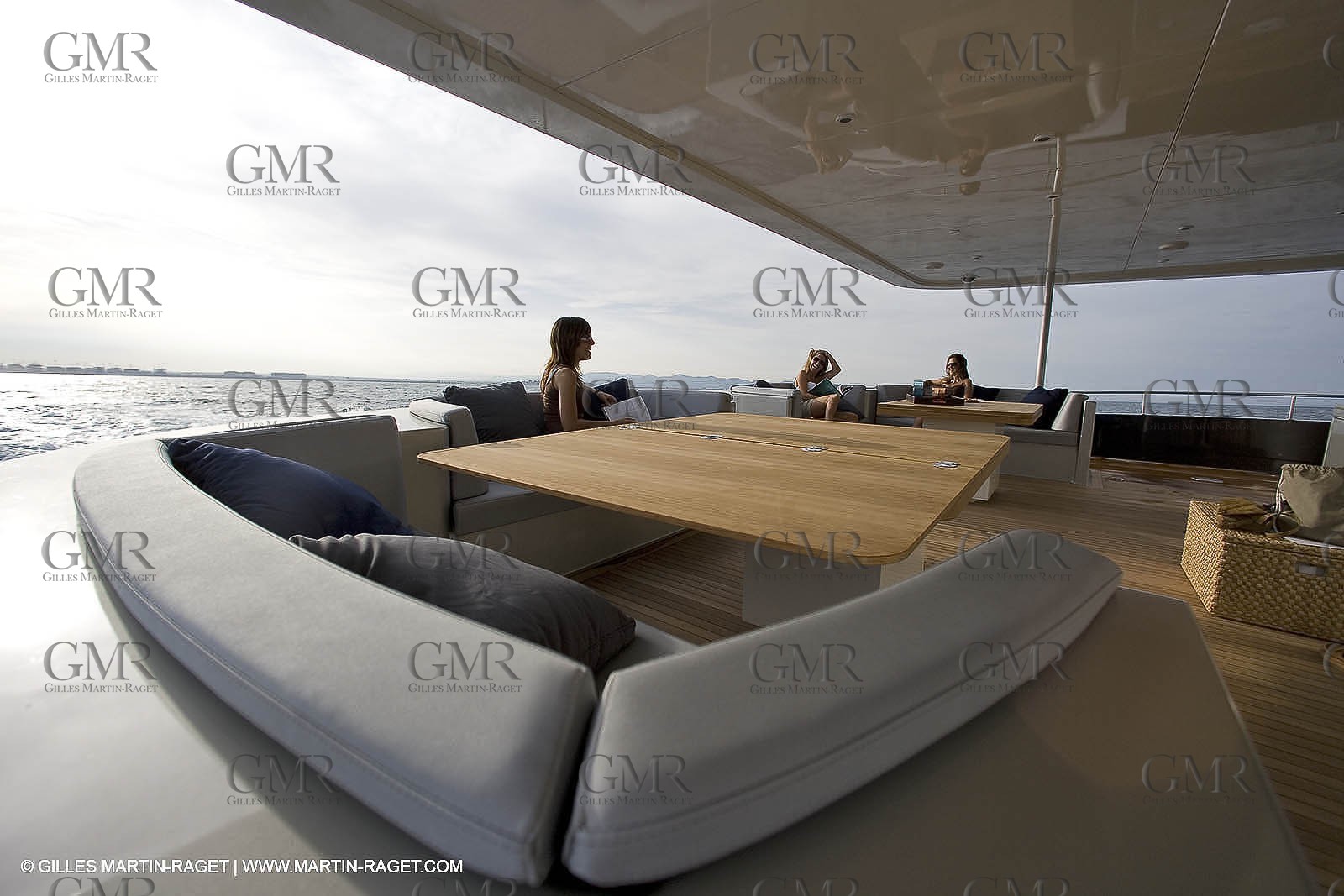 11 06 2007 - Valencia (Spain) - Super Yacht Catamaran Bradley, Gilles Vaton design built by H2X in la Ciotat (France)