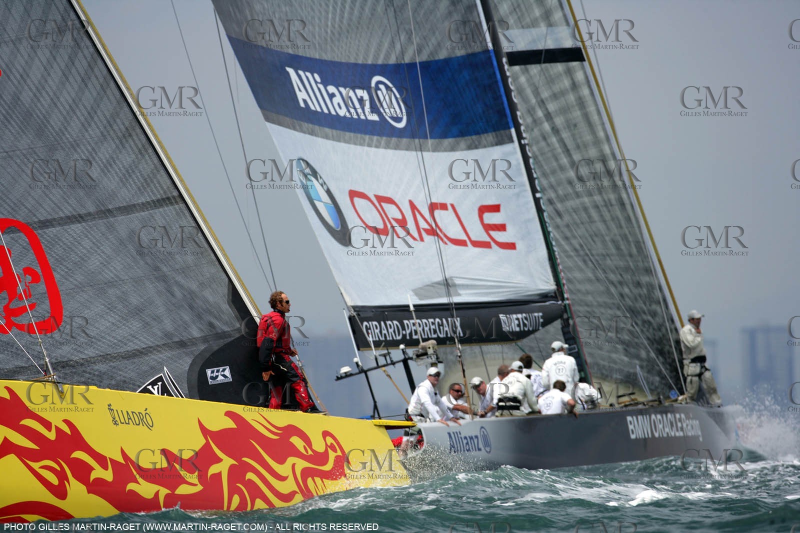 30 04 2007-Valencia (Spain)- 32nd America's Cup - Louis Vuitton Cup - RR2 - Day 2 - BMW ORACLE Racing