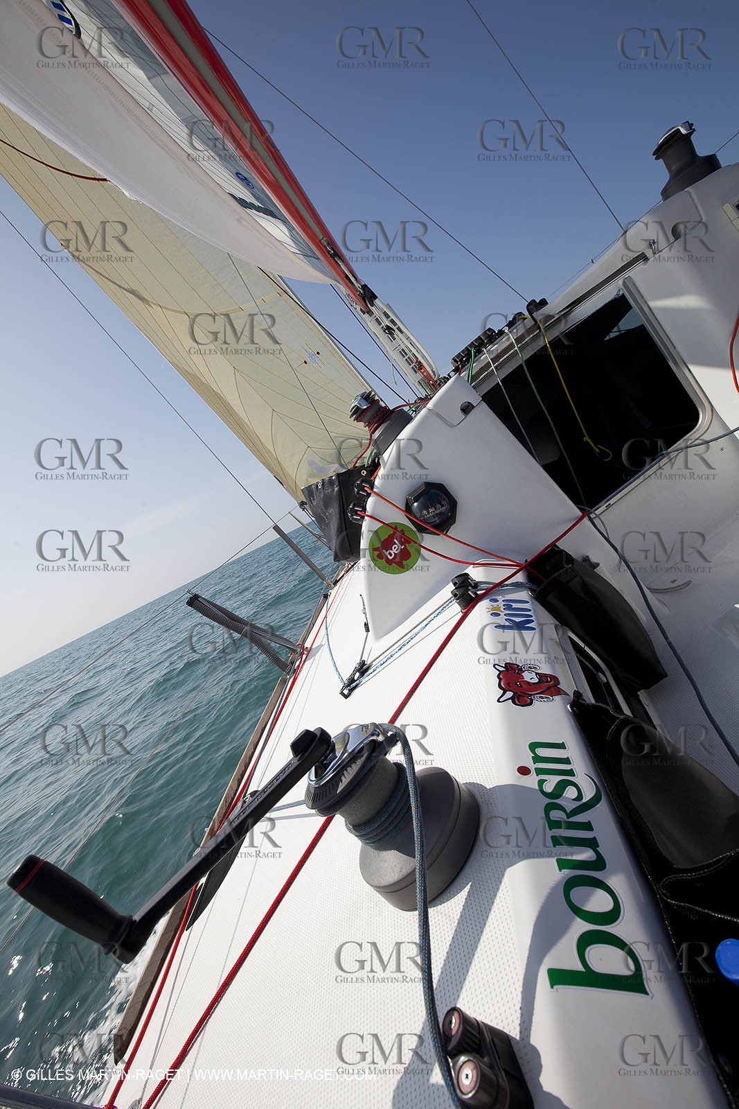 13 03 2010 -  La Grande Motte   Port Camargue (FRA) - Groupe Bel - Kito de Pavant   Sebastien Audigane training for Transat AG2R