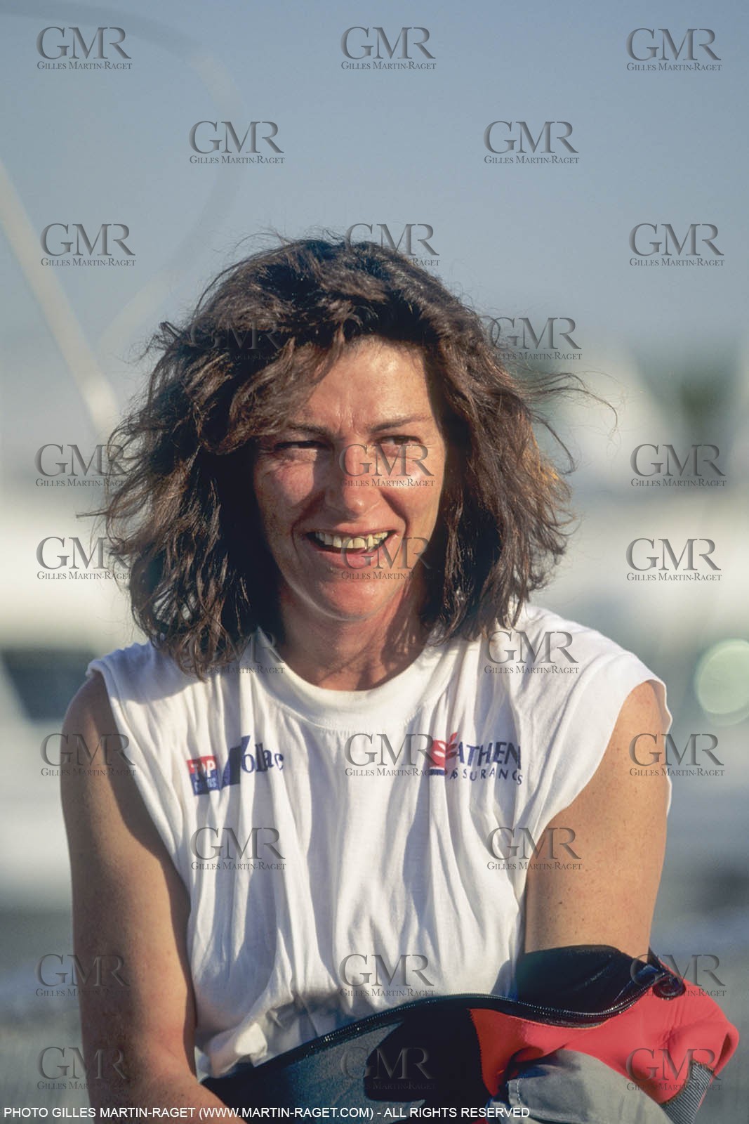 MArseille (FRA,13, Trophee Clairefontaine, Chavirage de Florence Arthaud