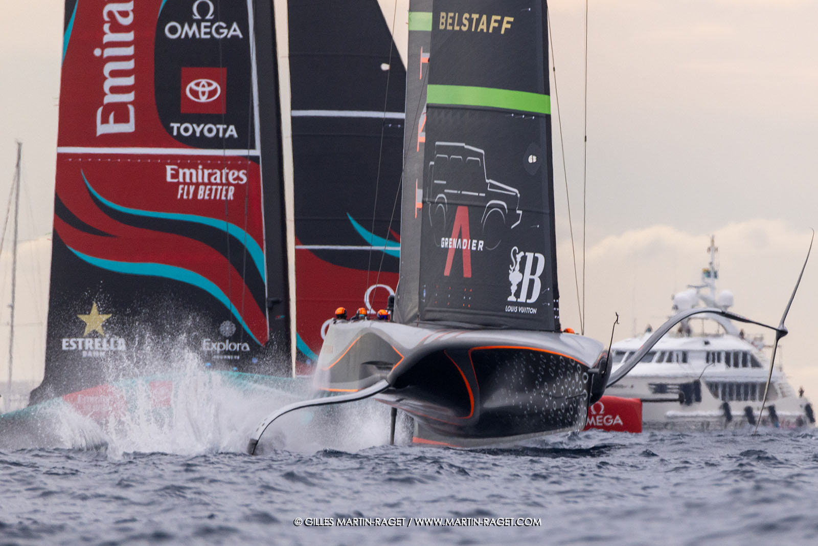 18 10 2024, Barcelona (ESP), Louis Vuitton 37th America's Cup, Final Match, Race Day 5, Race 7