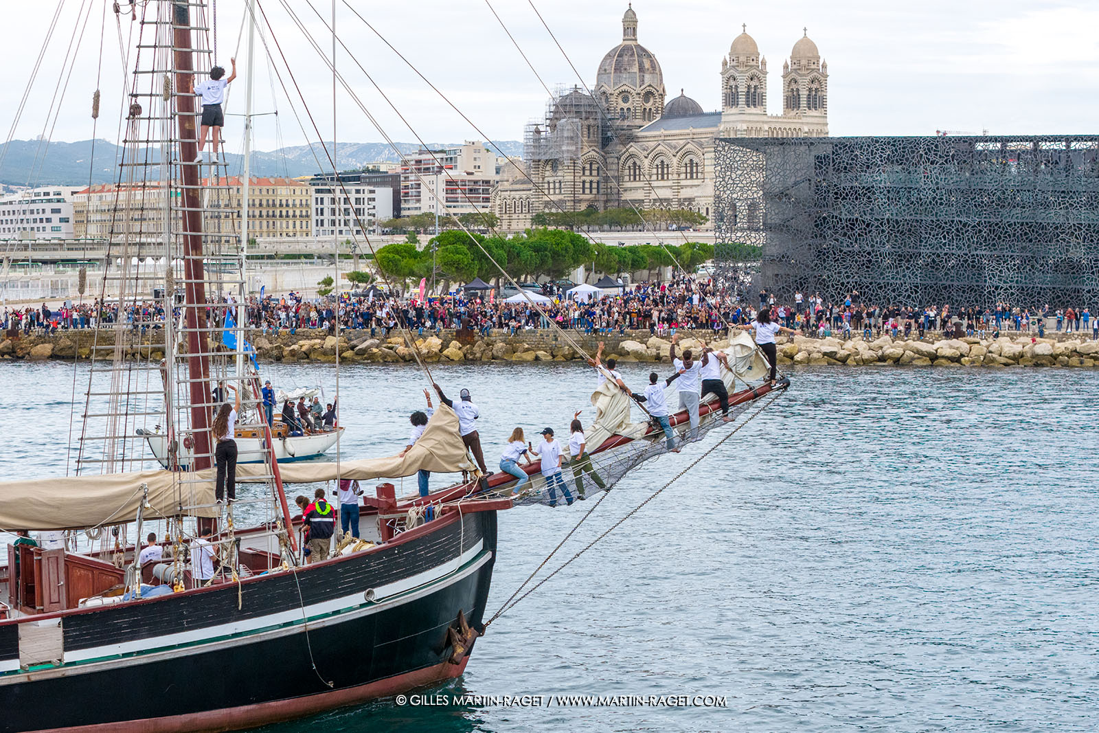 25 10 2025, Marseille (FRA), MED25 - Armada pour la Paix - Arrivée du Bel Espoir à Marseille