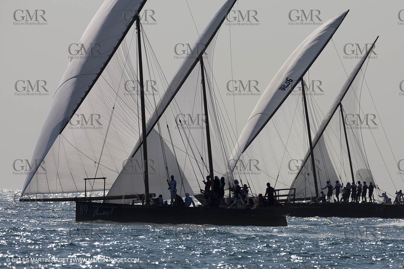 20 11 2010 - Dubai (UAE) - Dubai Louis Vuitton Trophy - Traditionnal dhow races for competing teams