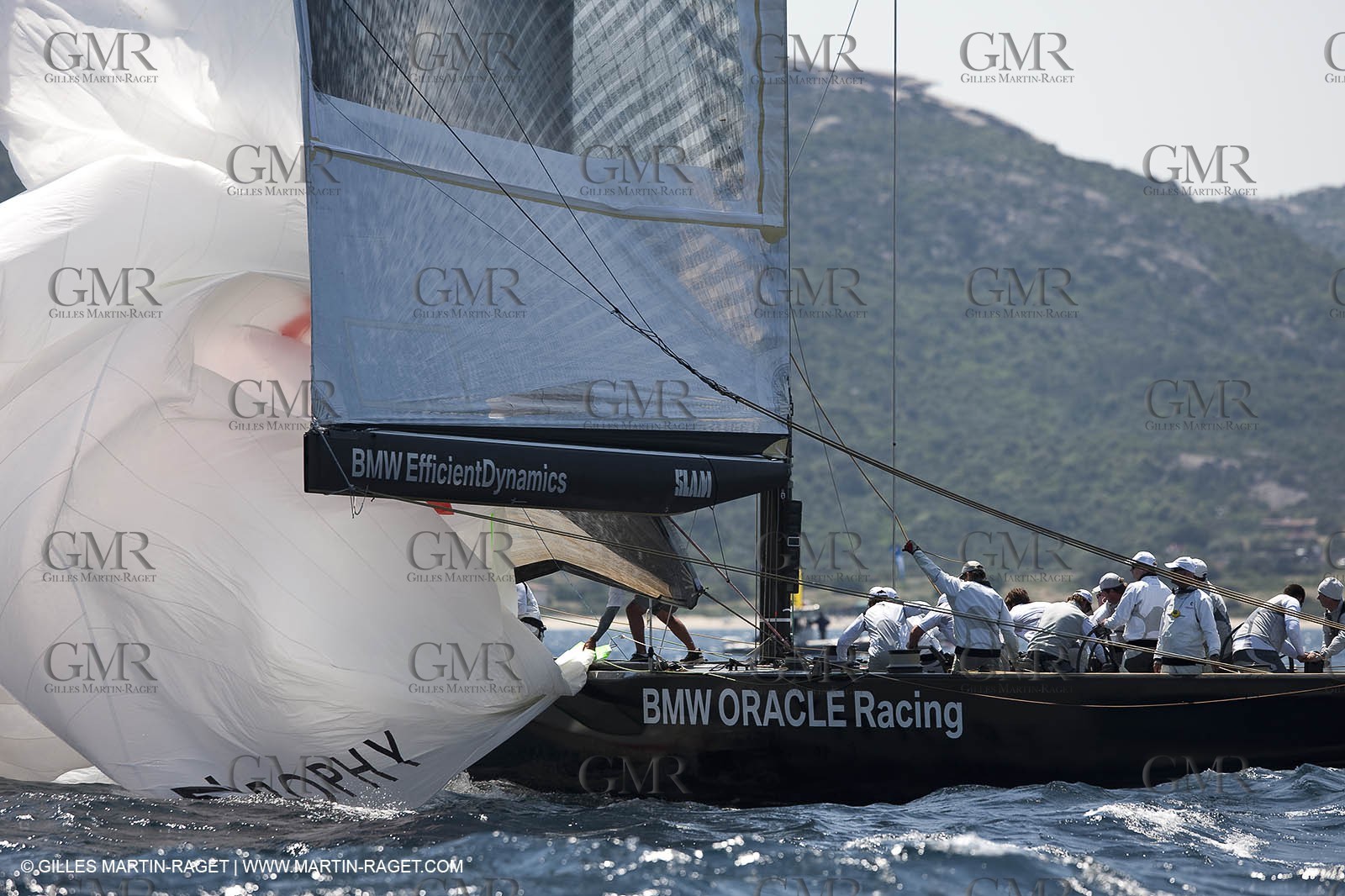 19 05 2010 - La Maddalena (ITA, Sardinia) Louis Vuitton Trophy - BMW ORACLE Racing - Training