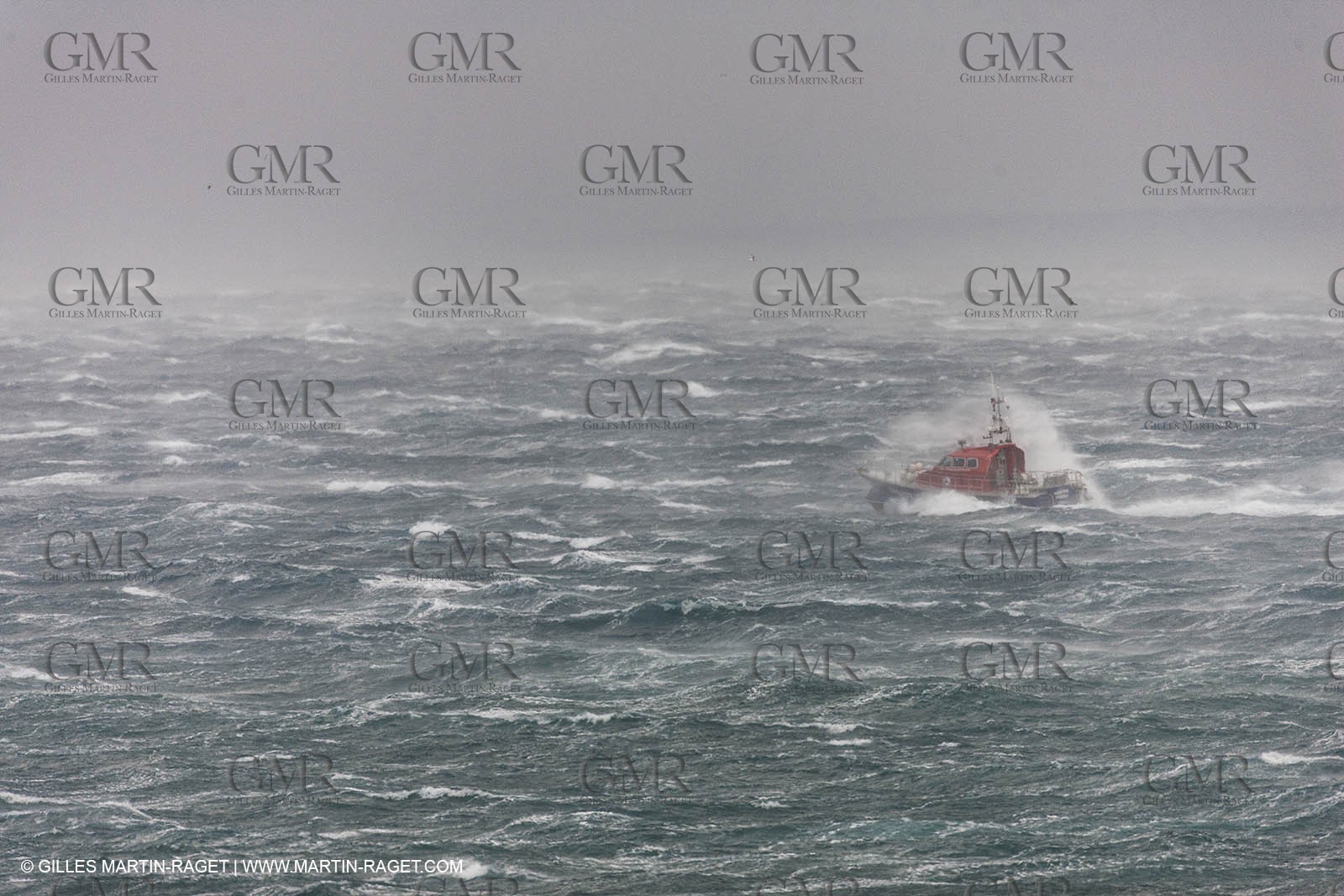 28 10 2012 - Marseille (FRA,13) - MIstral Force 10, La Bonne Mère, rescue boat sailed by the firemen sailors of Marseille