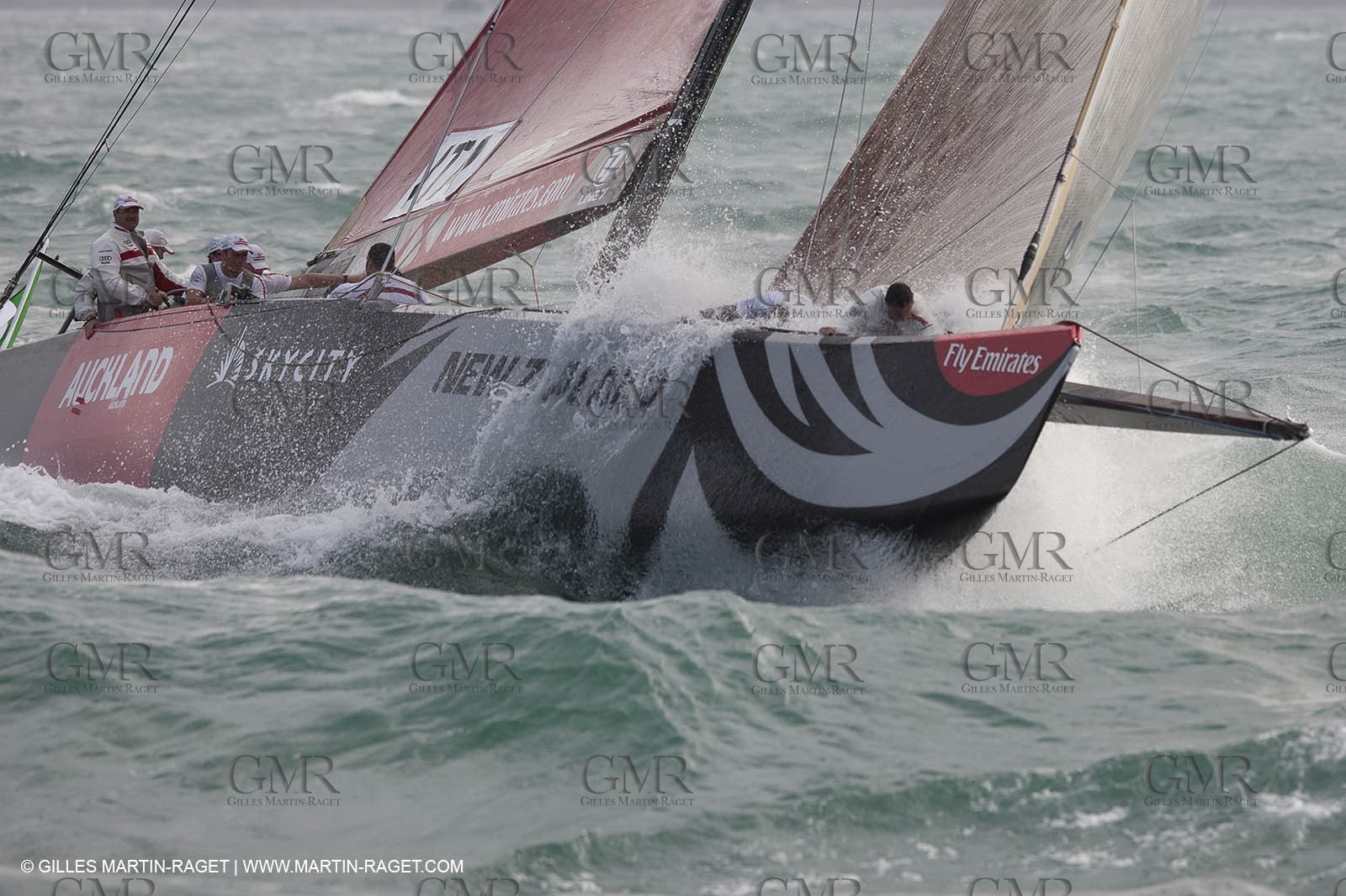 05 02 2009 - Auckland (NZL) -  Louis Vuitton Pacific Series -  Racing Day 4 - Round Robin 2