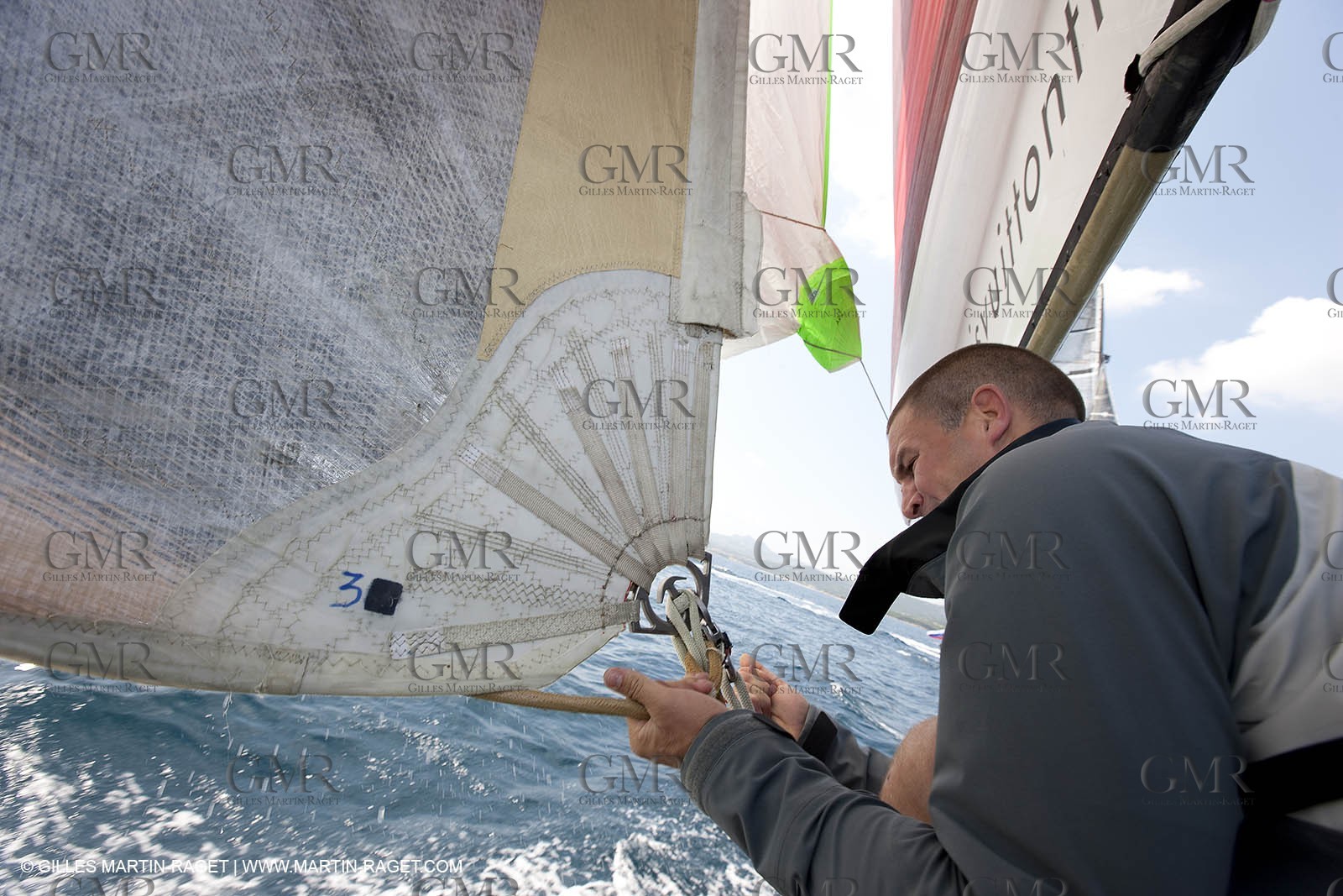 19 05 2010 - La Maddalena (ITA, Sardinia) Louis Vuitton Trophy - BMW ORACLE Racing - Training