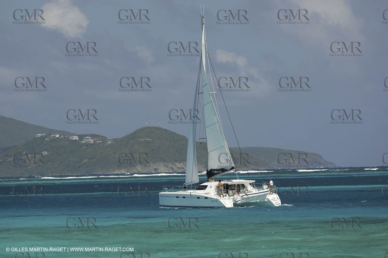 Cruising multihull sailing