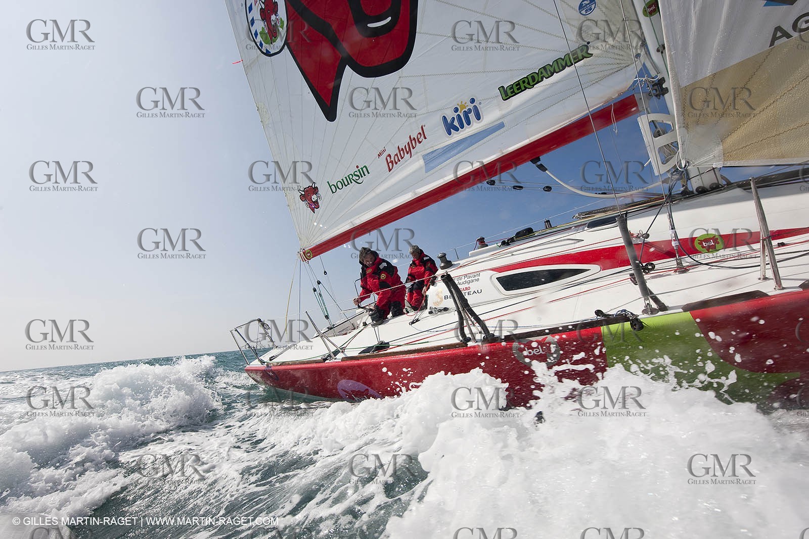 13 03 2010 -  La Grande Motte   Port Camargue (FRA) - Groupe Bel - Kito de Pavant   Sebastien Audigane training for Transat AG2R