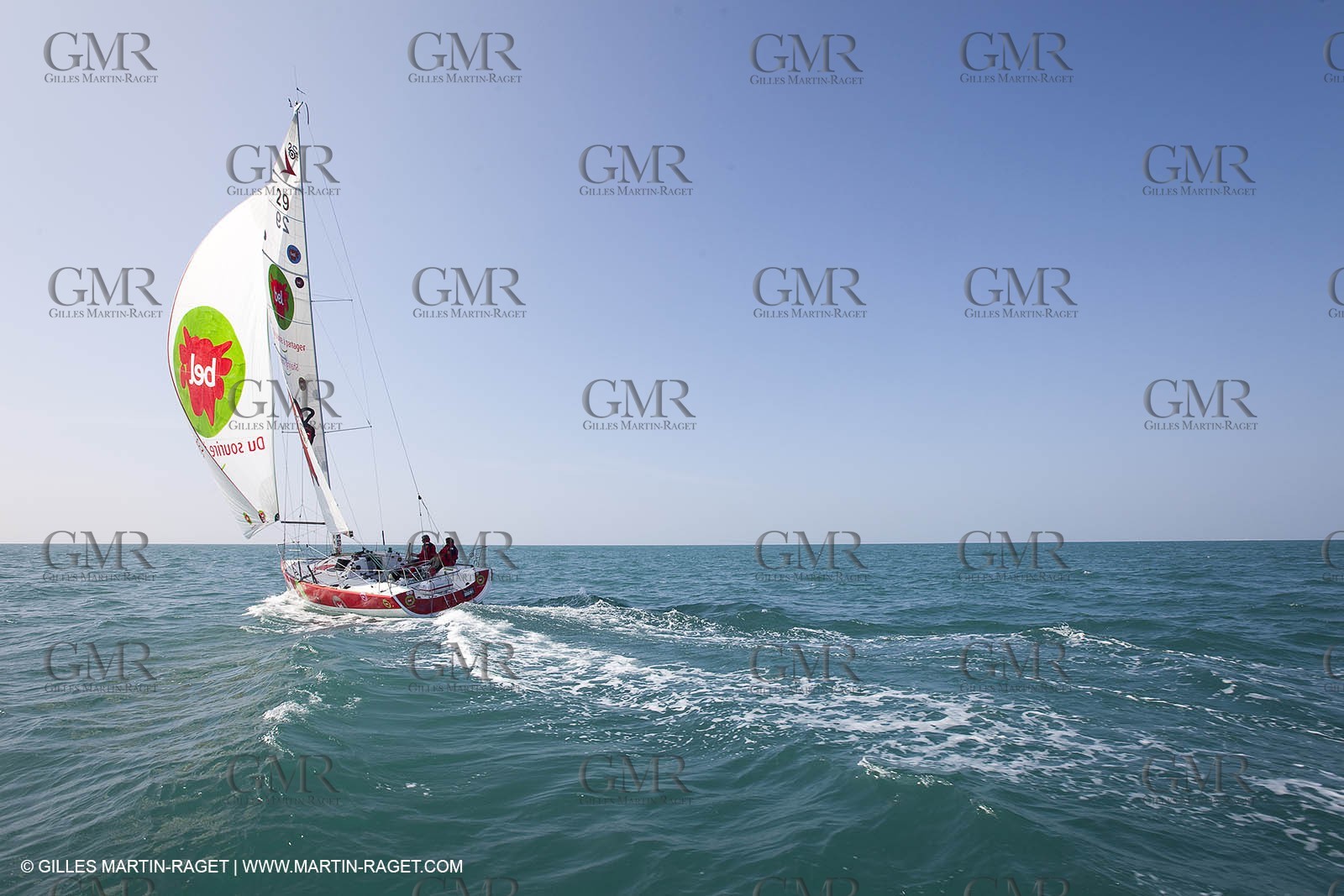 13 03 2010 -  La Grande Motte   Port Camargue (FRA) - Groupe Bel - Kito de Pavant   Sebastien Audigane training for Transat AG2R